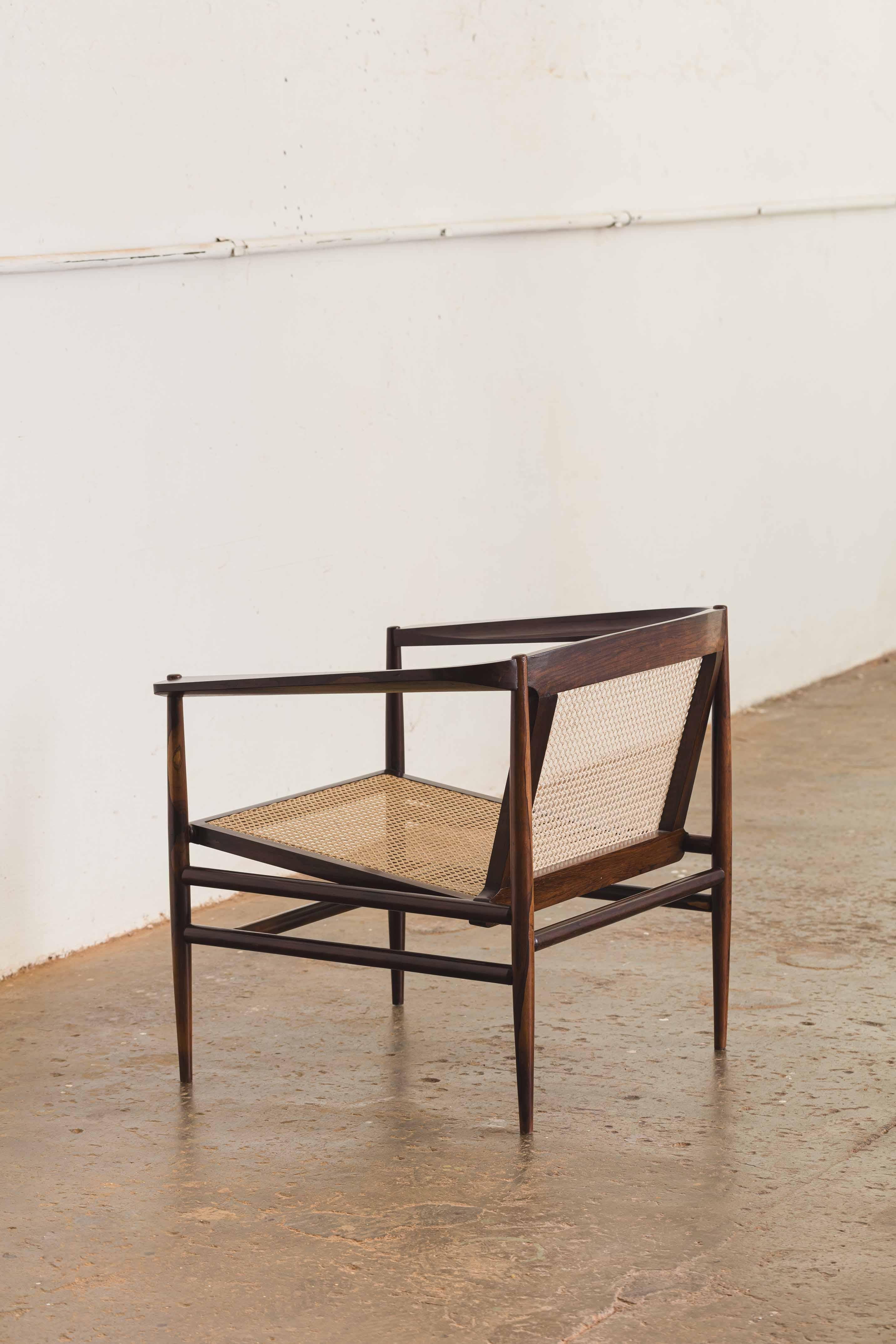 20th Century Rare armchair by Joaquim Tenreiro For Sale