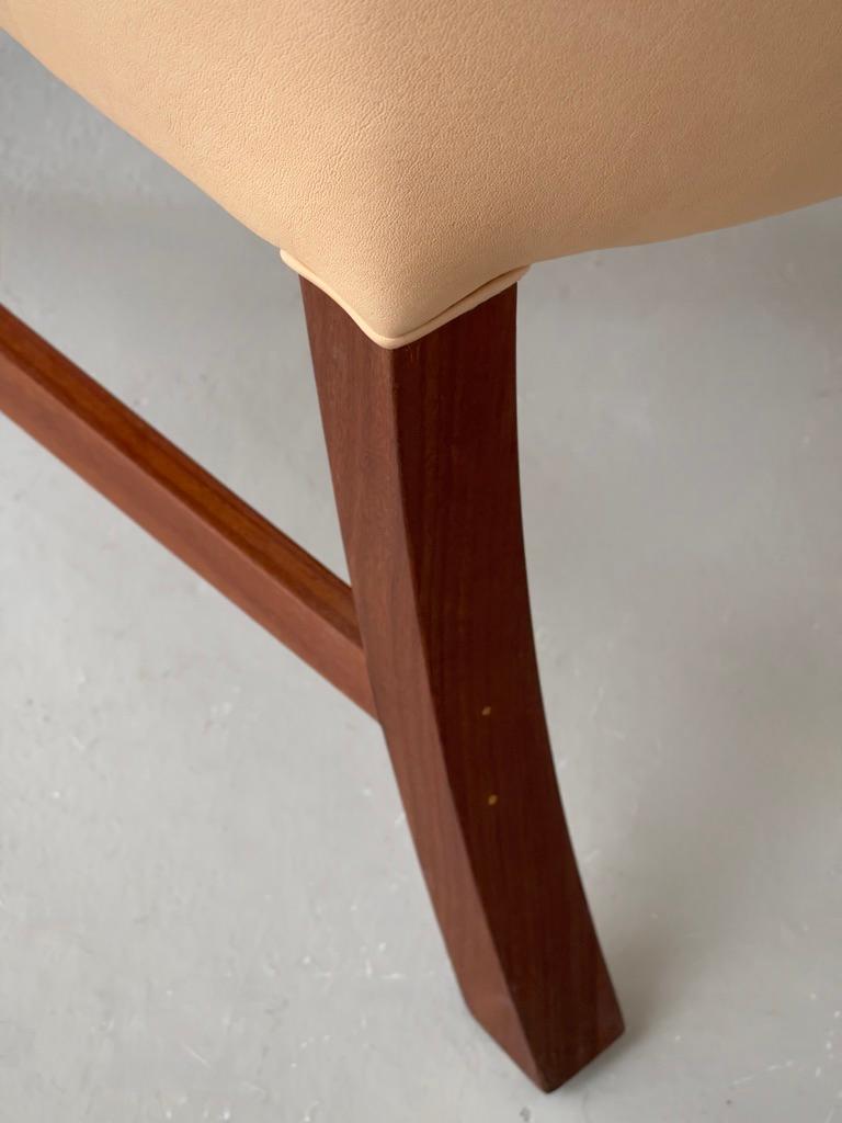 Raro sillón del maestro ebanista Jacob Kjaer Møbelhaandværk Dinamarca 1960 en venta 5