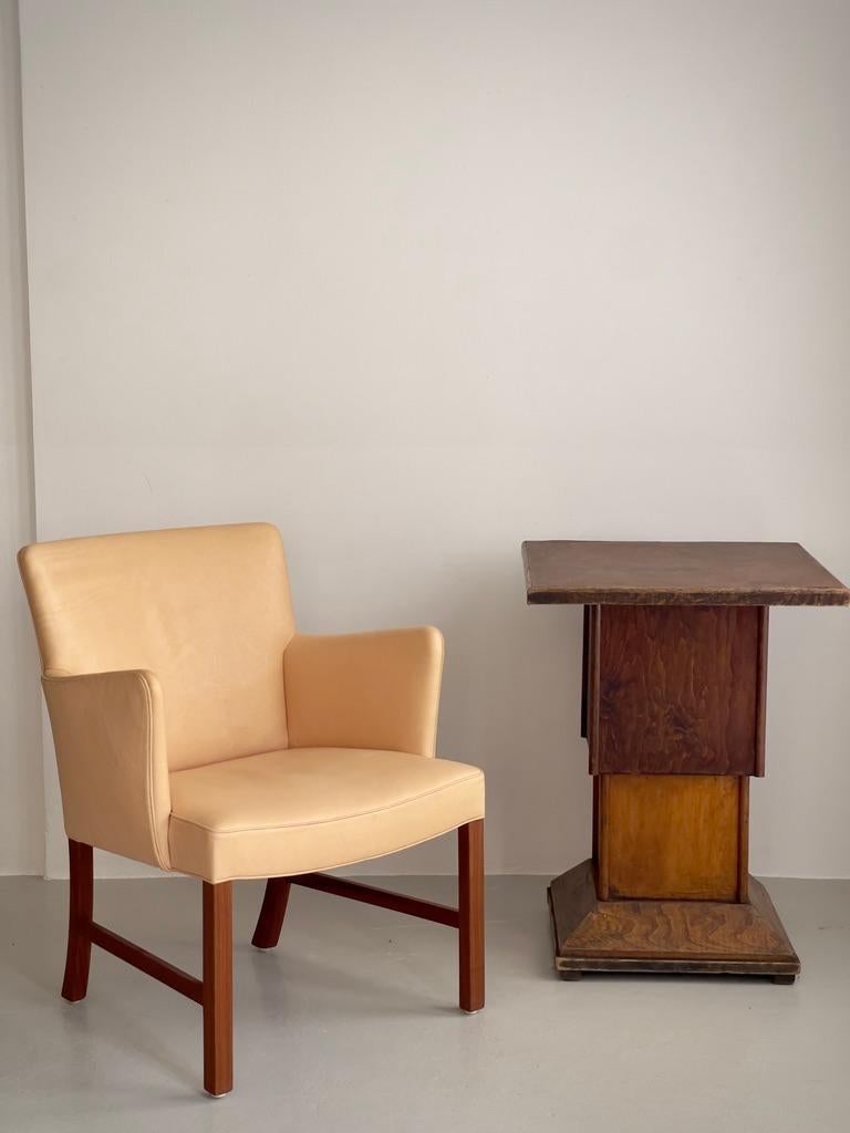 Raro sillón del maestro ebanista Jacob Kjaer Møbelhaandværk Dinamarca 1960 Danés en venta