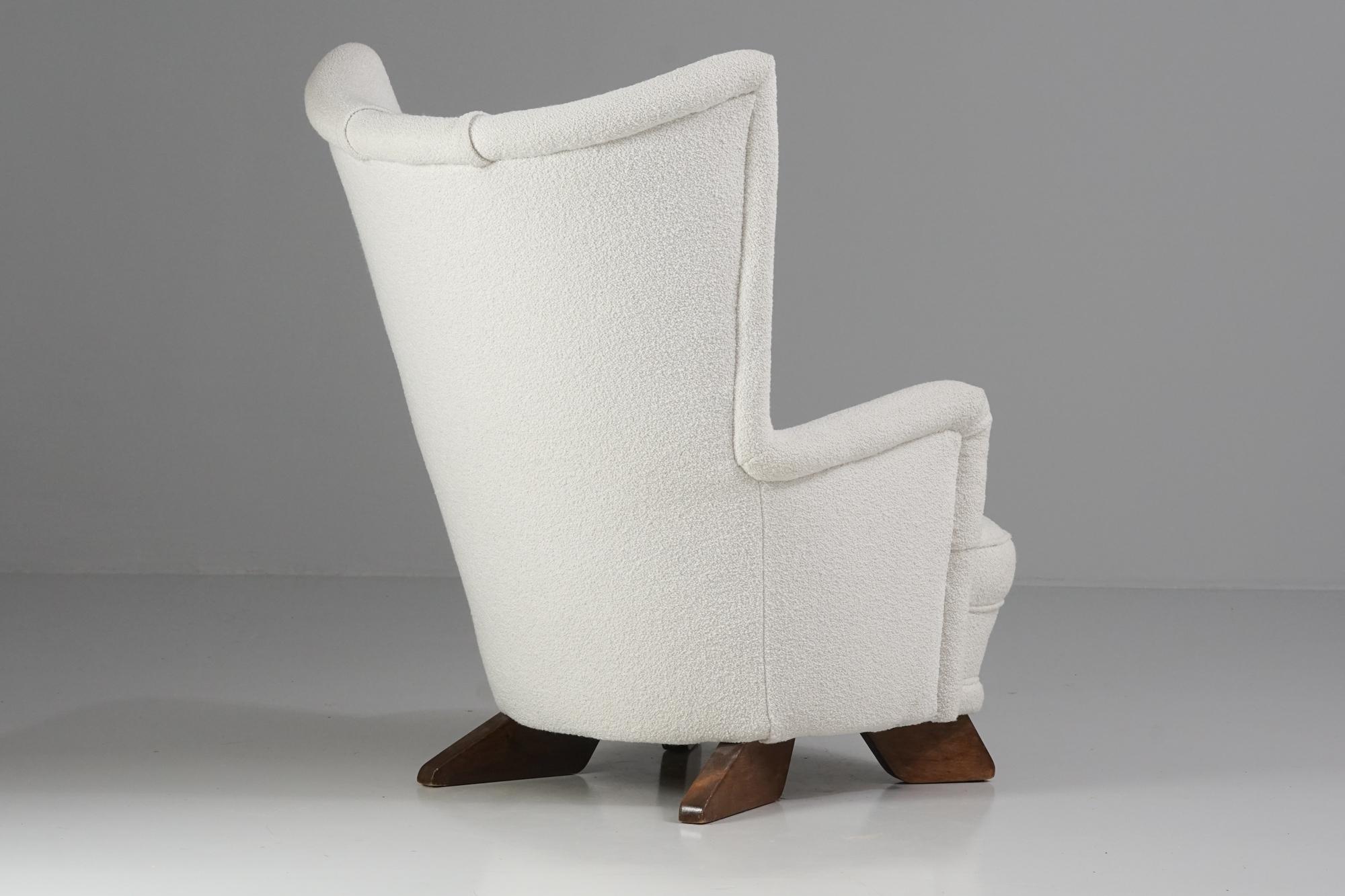 Sillón raro, Carl-Gustaf Hiort af Ornäs, Hiort Tuote Puunveisto, década de 1940 Finlandés en venta