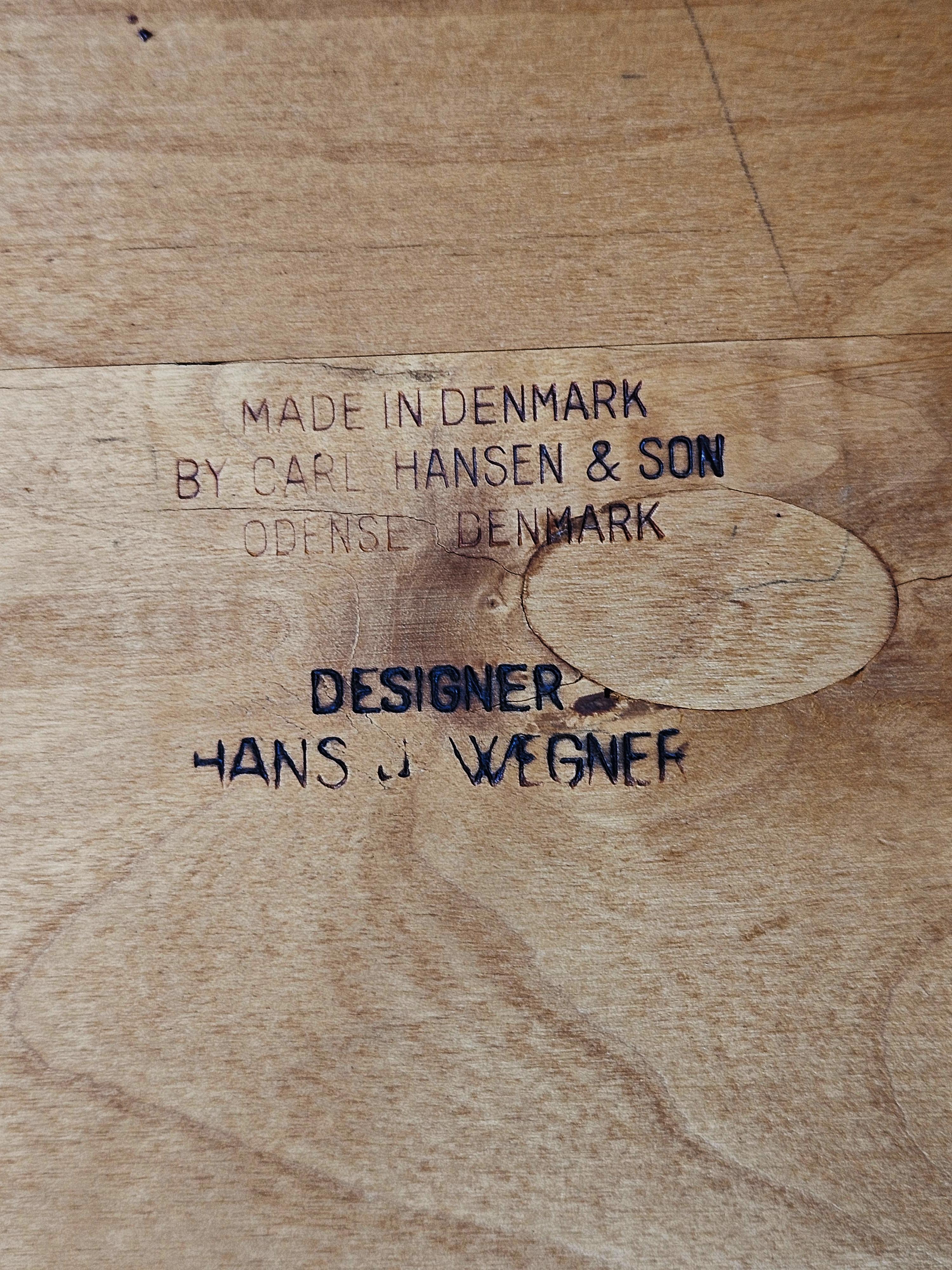 Rare fauteuil 'CH-34' de Hans J. Wegner, Carl Hansen & Son, Danemark, années 1960 en vente 3