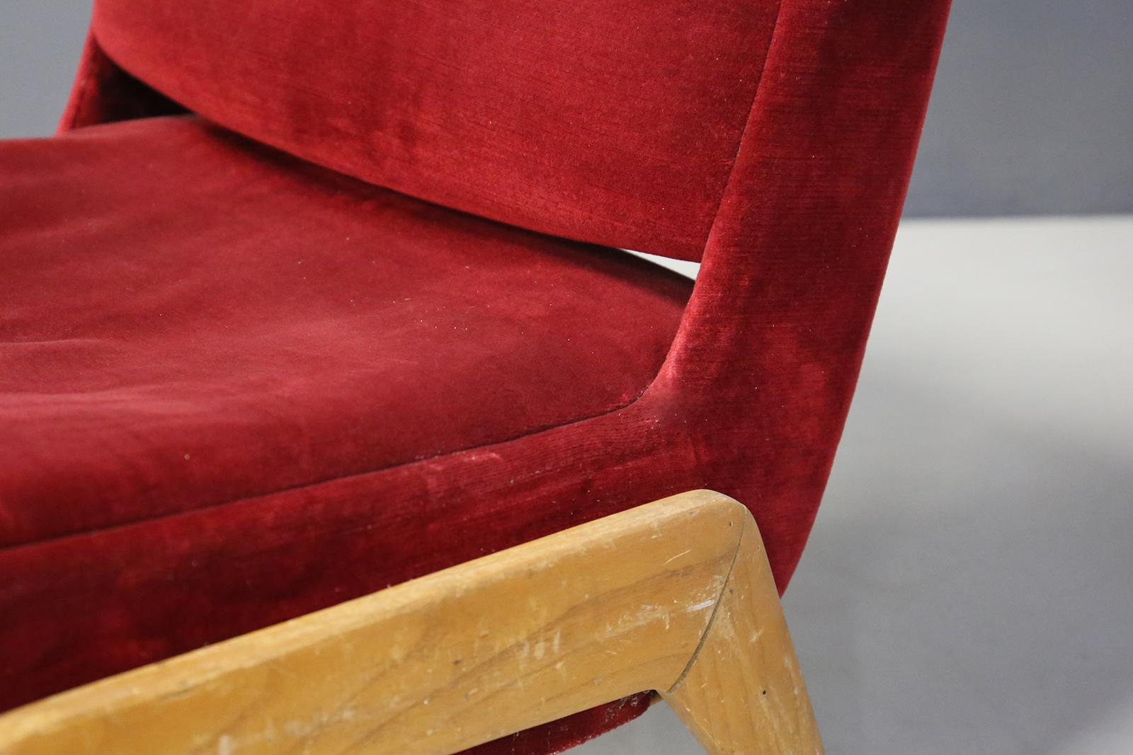 Rare Armchair Gianfranco Frattini, 1950s 1