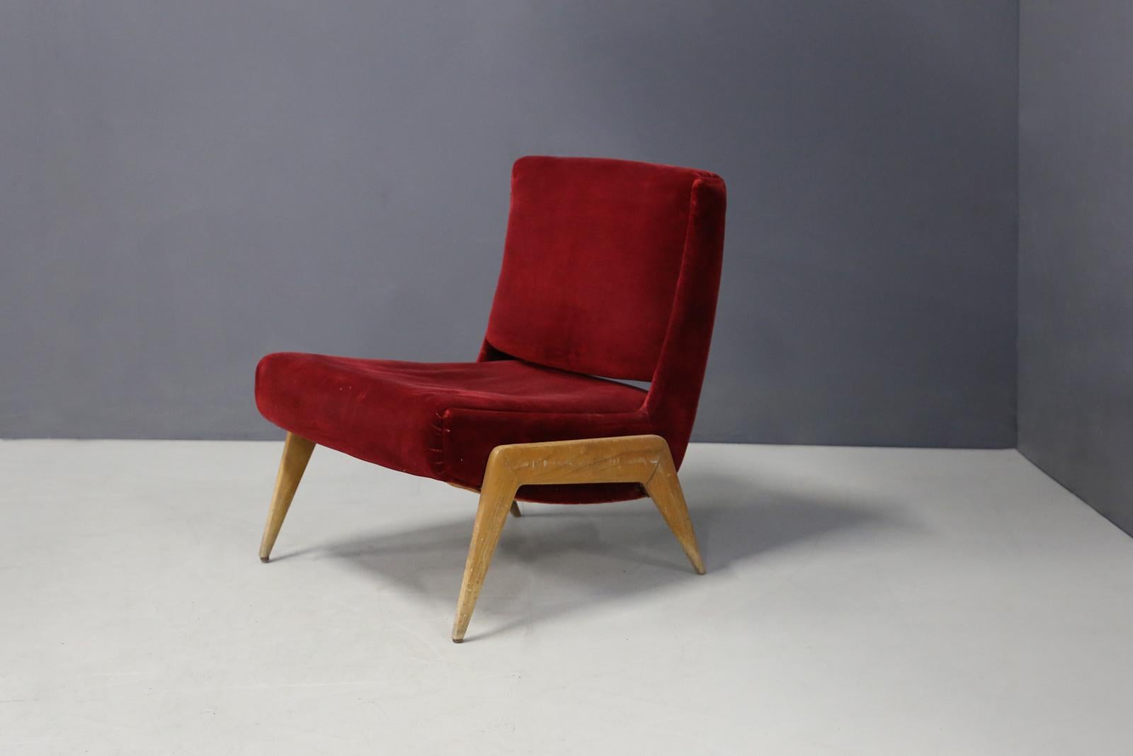 Rare Armchair Gianfranco Frattini, 1950s 2