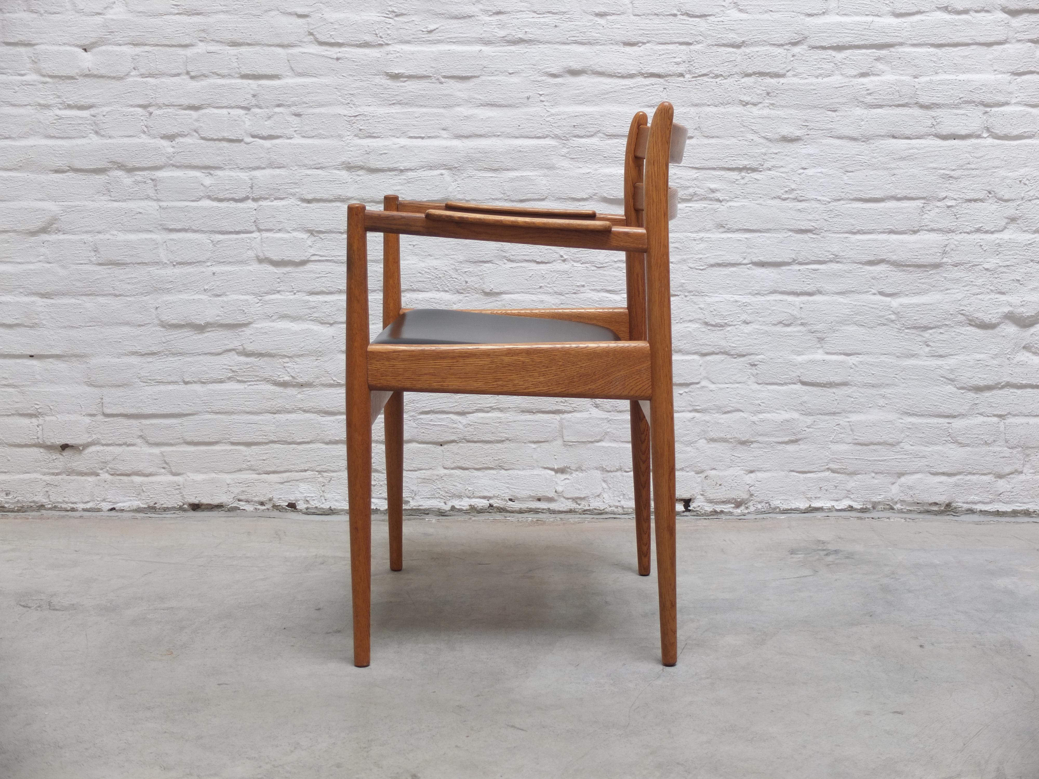 Seltener Sessel aus Eiche von Jos De Mey für Van Den Berghe-Pauvers, 1960er Jahre im Angebot 3