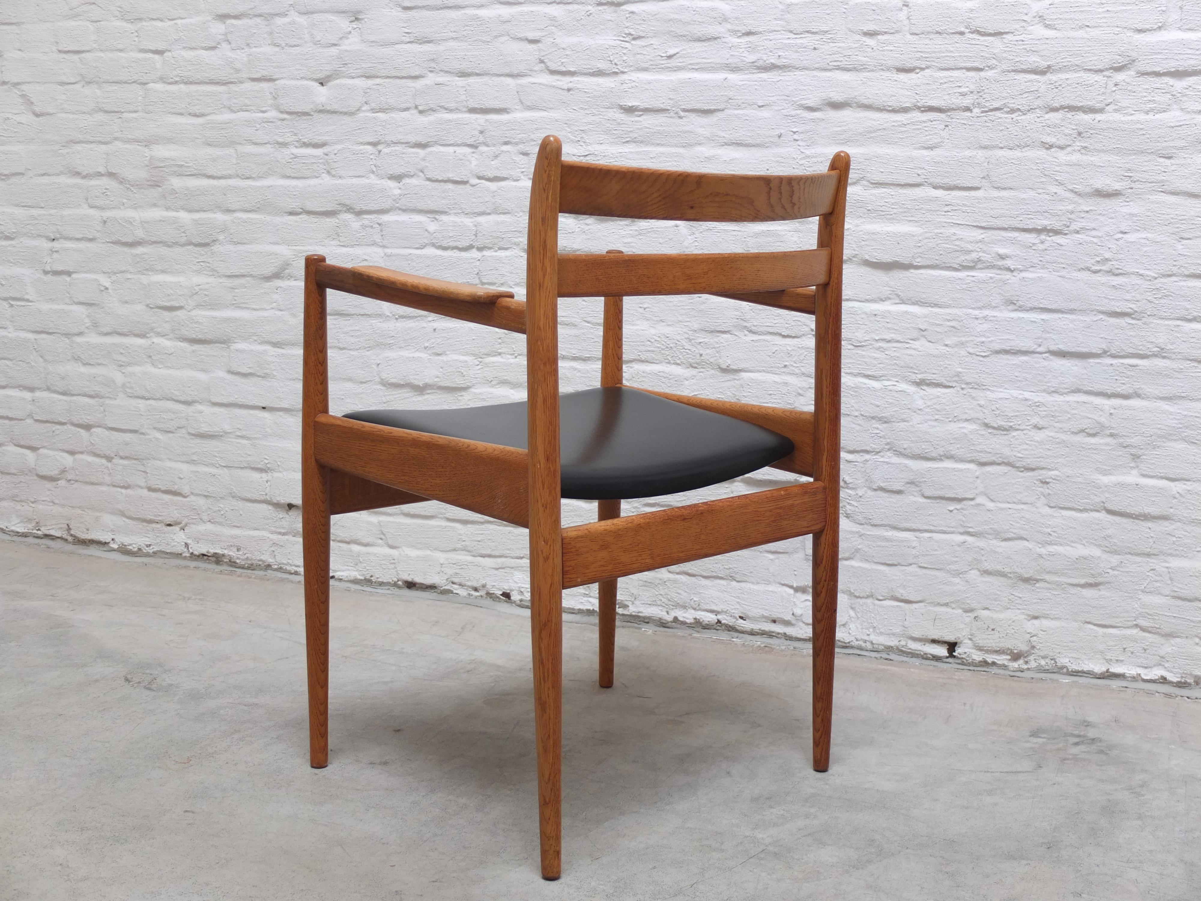 Seltener Sessel aus Eiche von Jos De Mey für Van Den Berghe-Pauvers, 1960er Jahre im Angebot 6