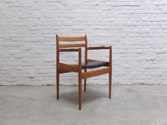 Sillón raro de roble de Jos De Mey para Van den Berghe-Pauvers, años 60