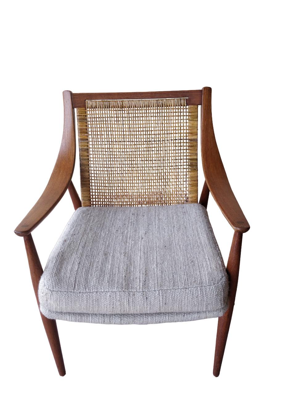 Danois Rare fauteuil Mod. 147 Peter Hvidt & Orla Molgaard-Nielsen pour France & Søn en vente