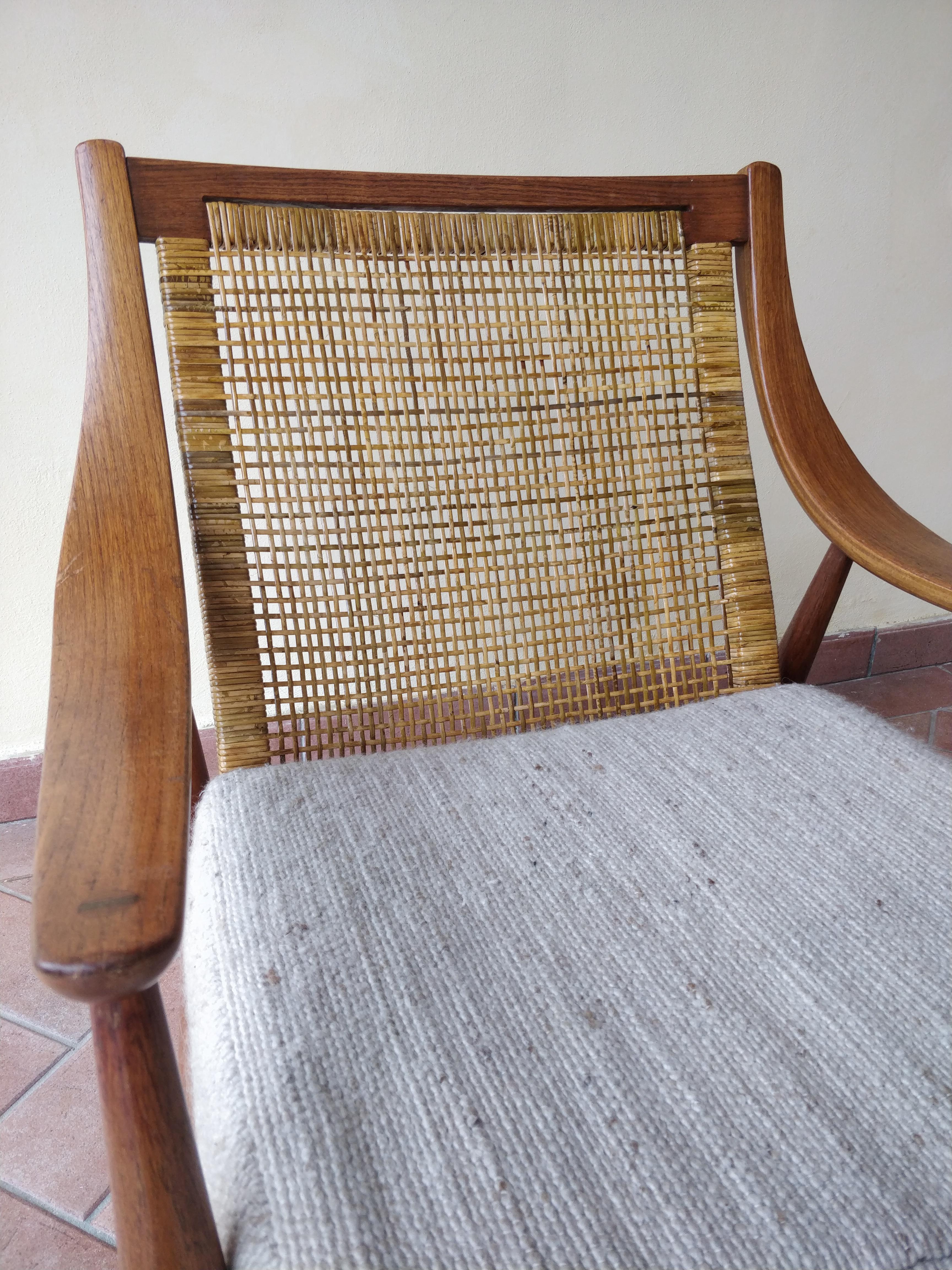 Rare fauteuil Mod. 147 Peter Hvidt & Orla Molgaard-Nielsen pour France & Søn en vente 1