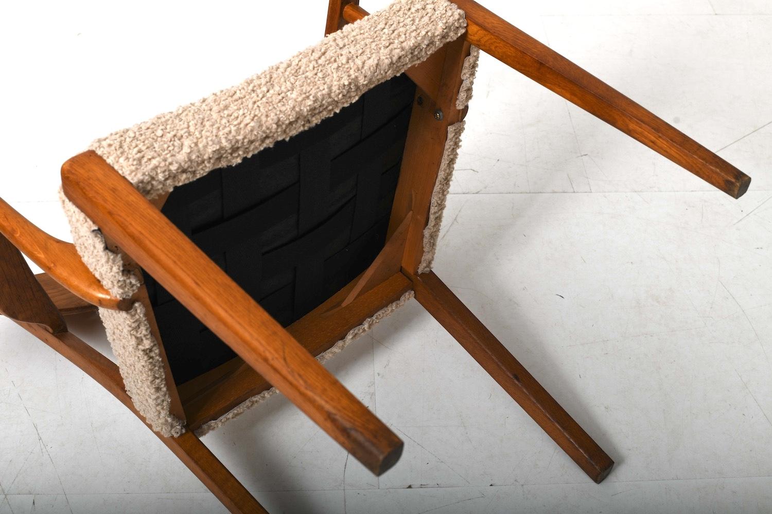 Sillón raro, Modelo C.521 de Hans Wegner 1941 en venta 4