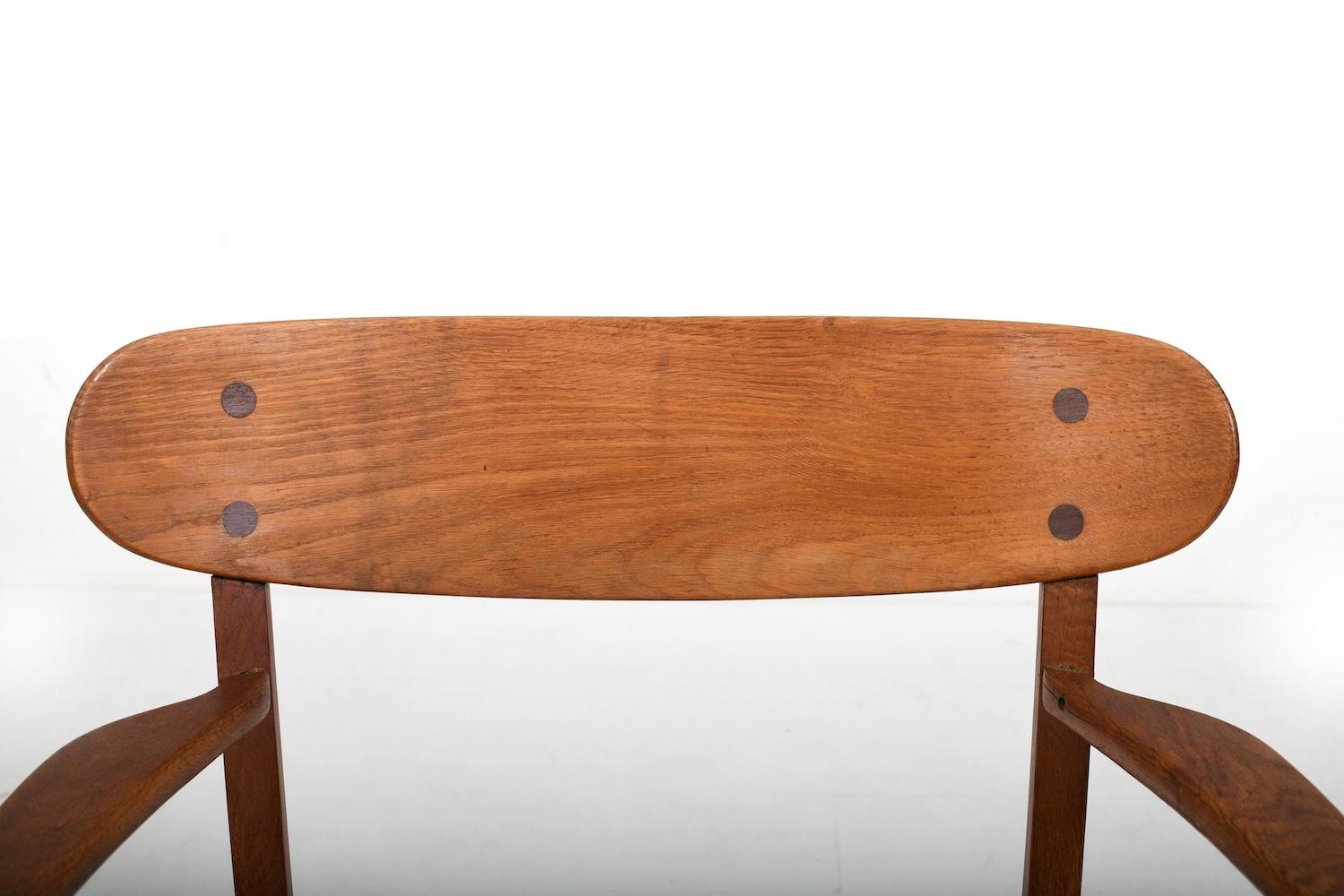 Sillón raro, Modelo C.521 de Hans Wegner 1941 en venta 1
