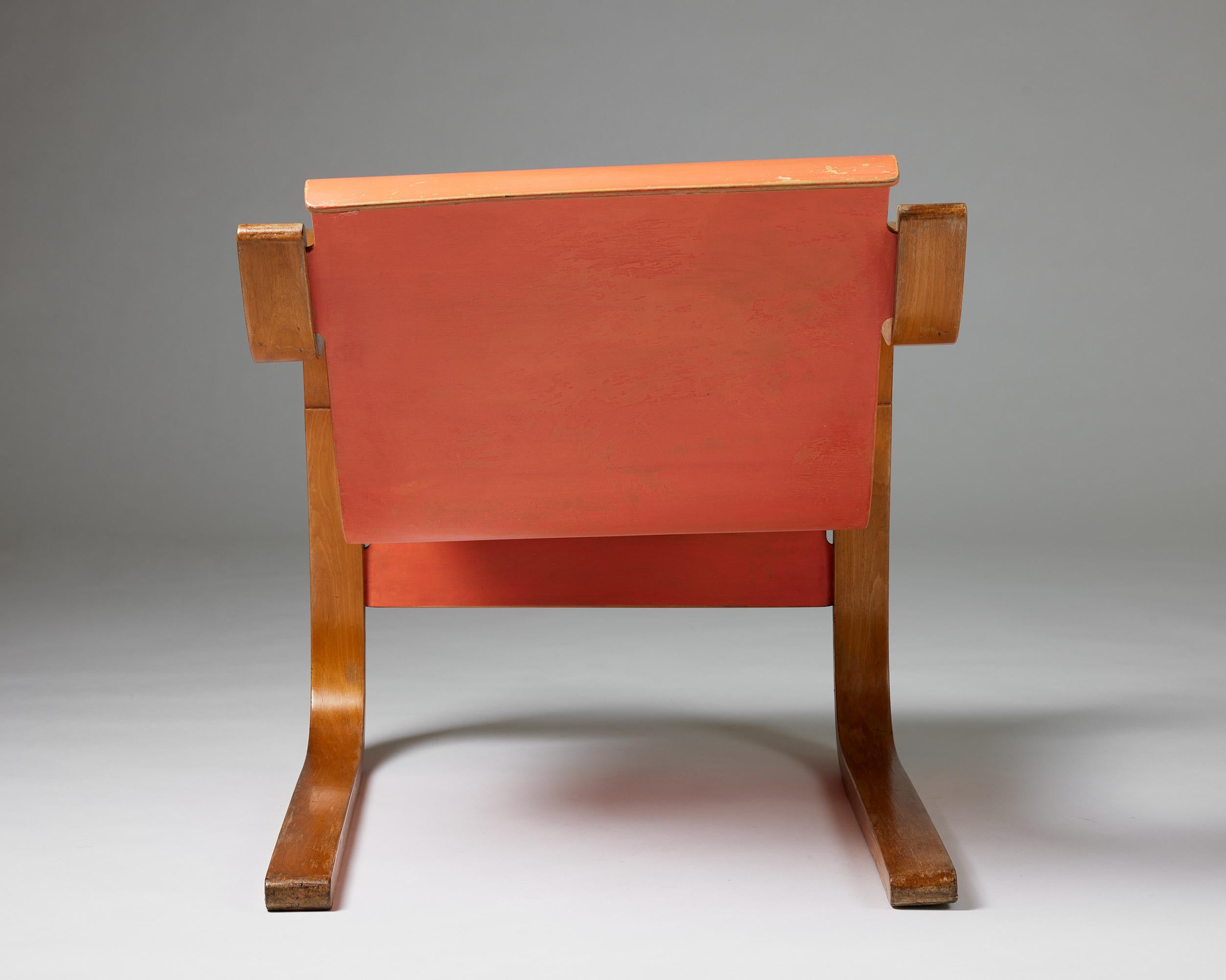 Rare Armchair 'Small Paimio' Model 42 Designed by Alvar Aalto, Finland, 1932 In Good Condition For Sale In Stockholm, SE