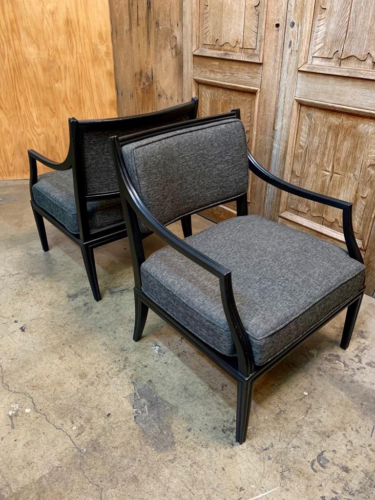 Rare Armchairs by Edward Wormley for Dunbar 4