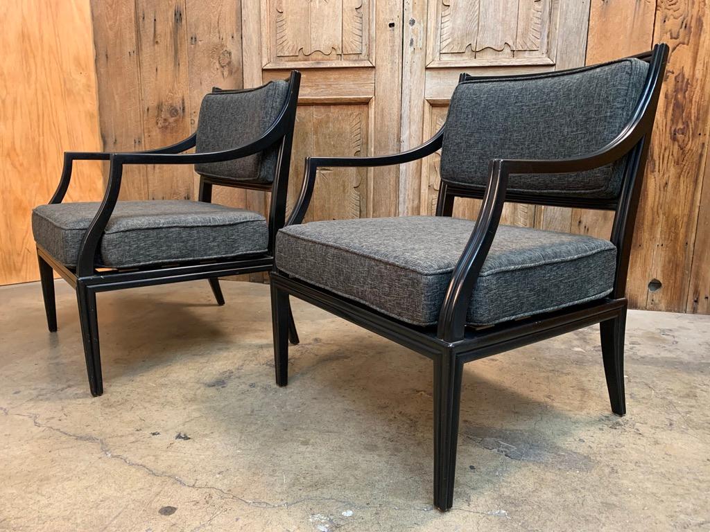 American Rare Armchairs by Edward Wormley for Dunbar