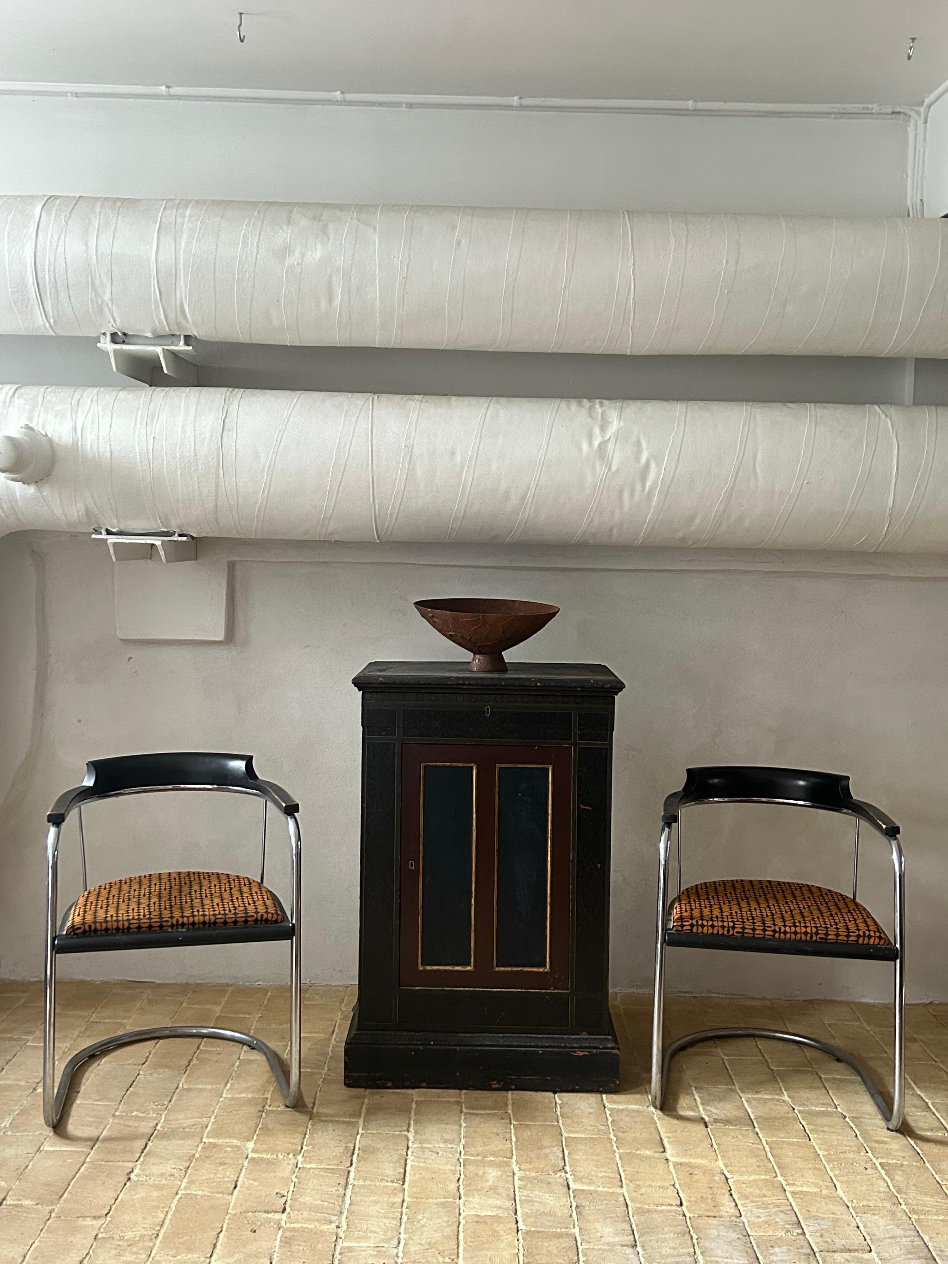 Laqué Fauteuils rares de Fritz Hansen, Wassili et Hans Luckhardt, Danemark, c.C. 1930 en vente