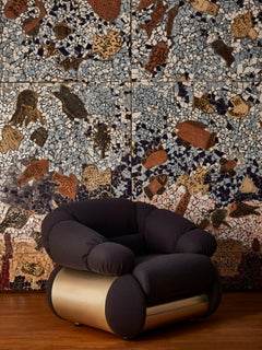 Rare Armchairs by Gian Pietro Arosio, 1974