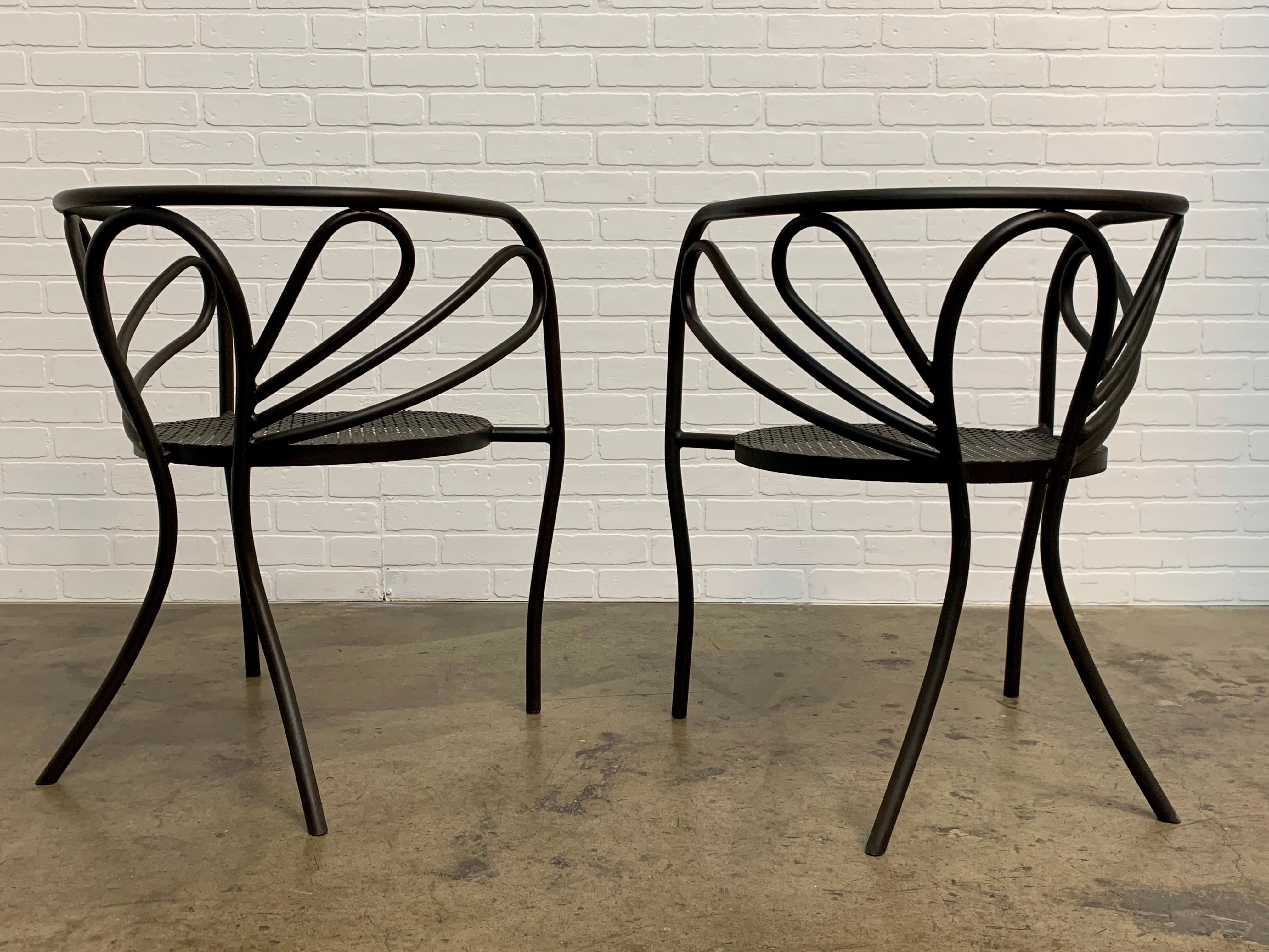 Mid-Century Modern Rare Armchairs by Walter Coons for Clark & Burchfield For Sale