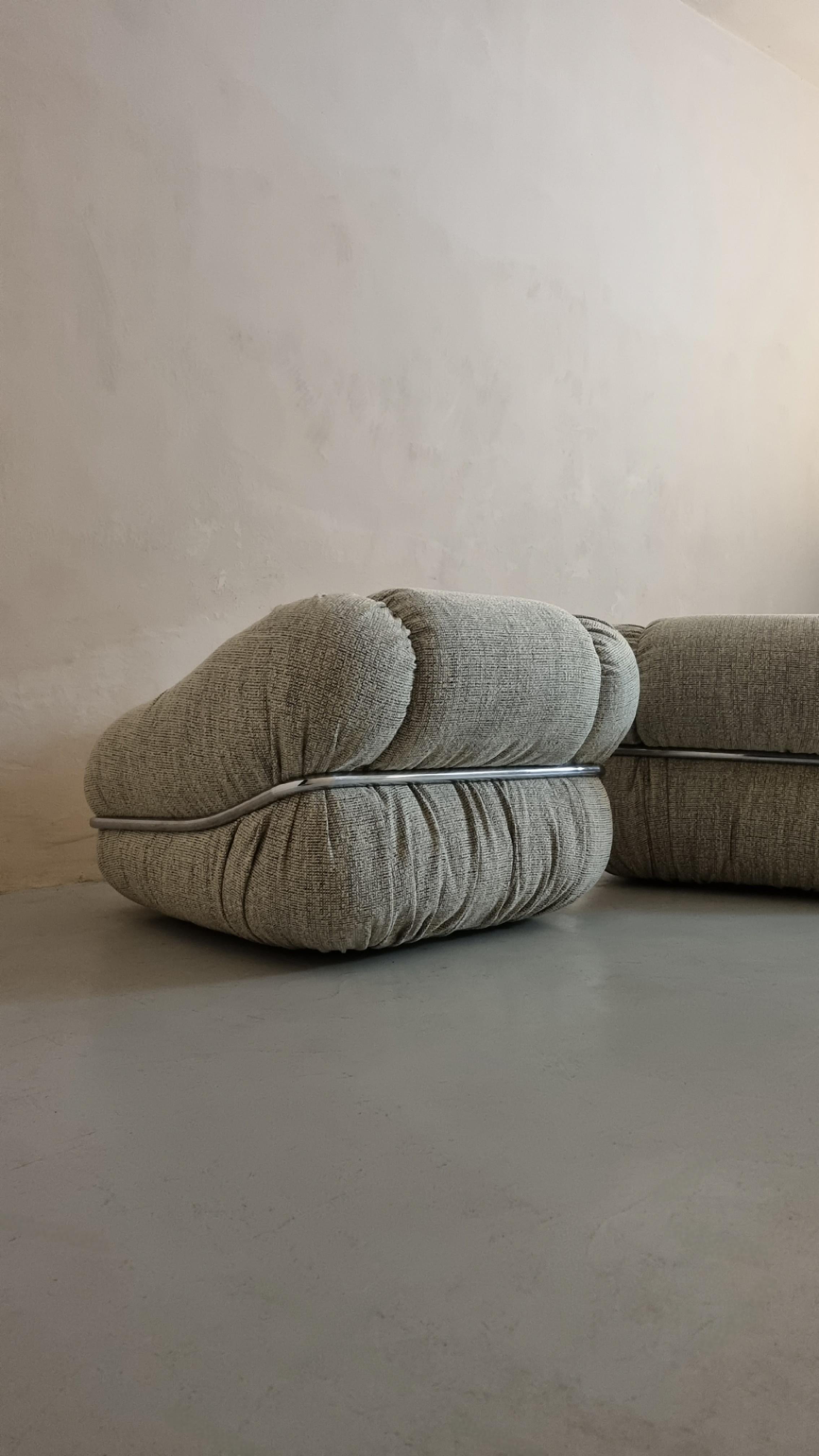 Mid-Century Modern Fauteuils rares de fabrication italienne, 1970 en vente