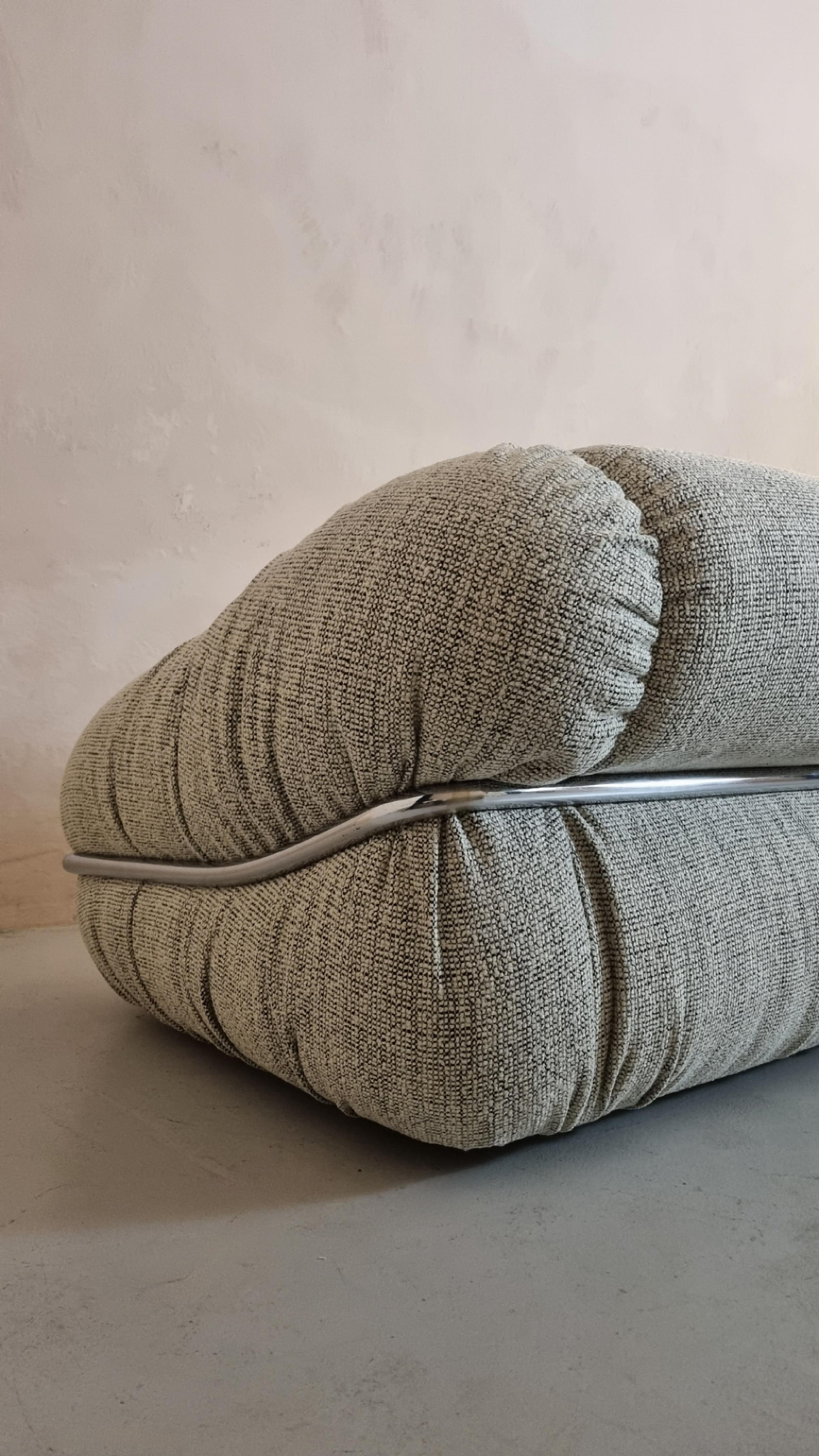 Métal Fauteuils rares de fabrication italienne, 1970 en vente