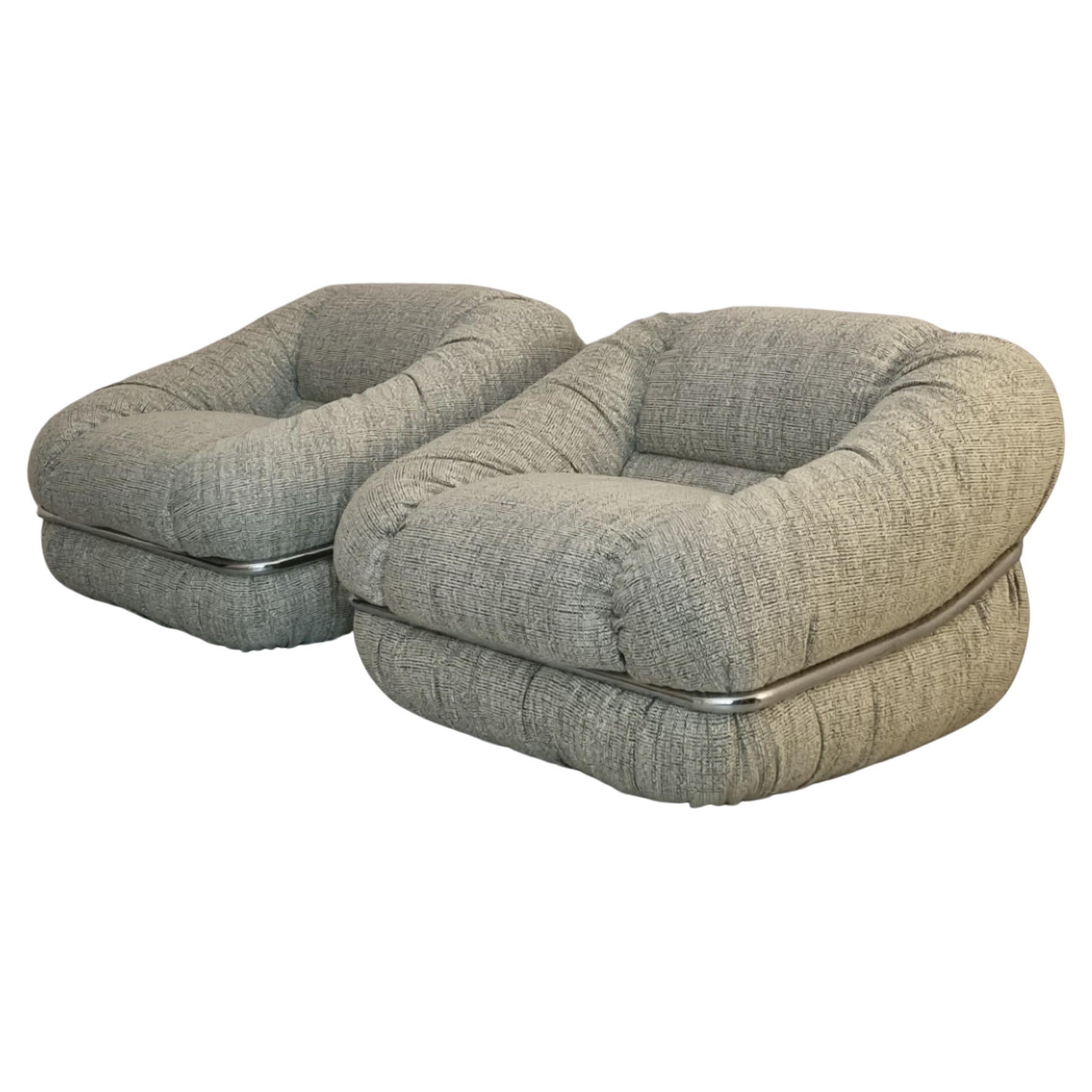 Rare armchairs of Italian Production, 1970