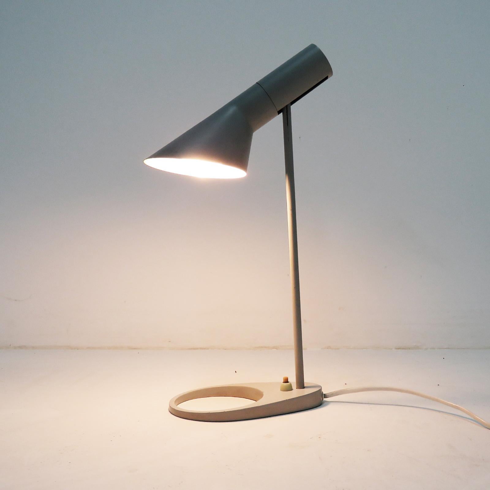 Enameled Rare Arne Jacobsen 'AJ' Desk Lamp, 1957 For Sale