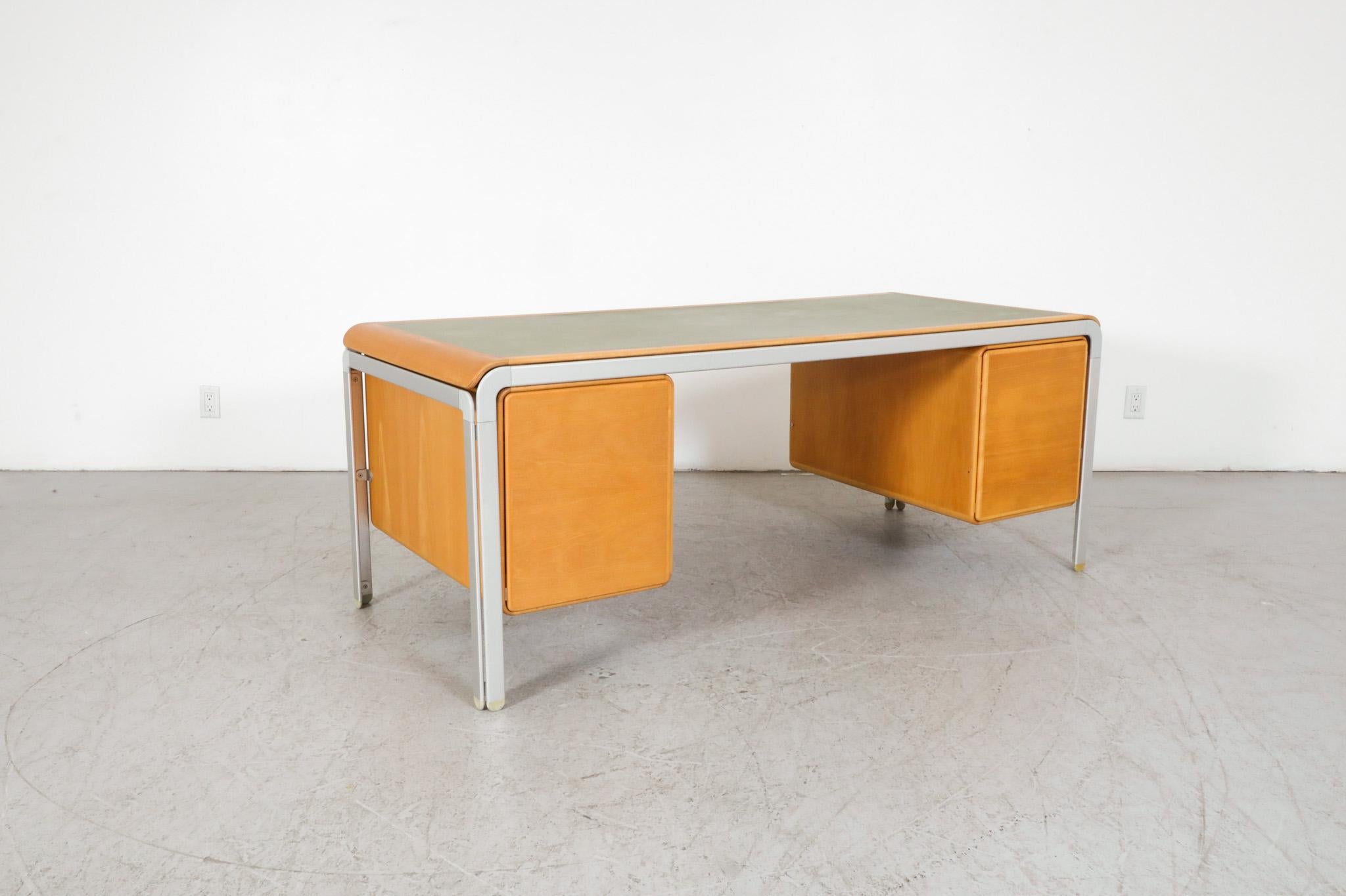 Aluminum Rare Arne Jacobsen 'Djob' Writing Desk, 1971 For Sale
