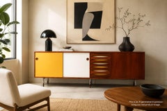 Rare Arne Vodder Model 29A “Triennale” Sideboard in Teak for Sibast, Denmark.