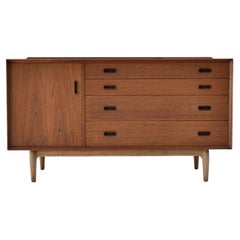 Vintage Rare Arne Vodder Model OS16 Teak & Oak Sideboard For P.Olsen Sibast, Denmark