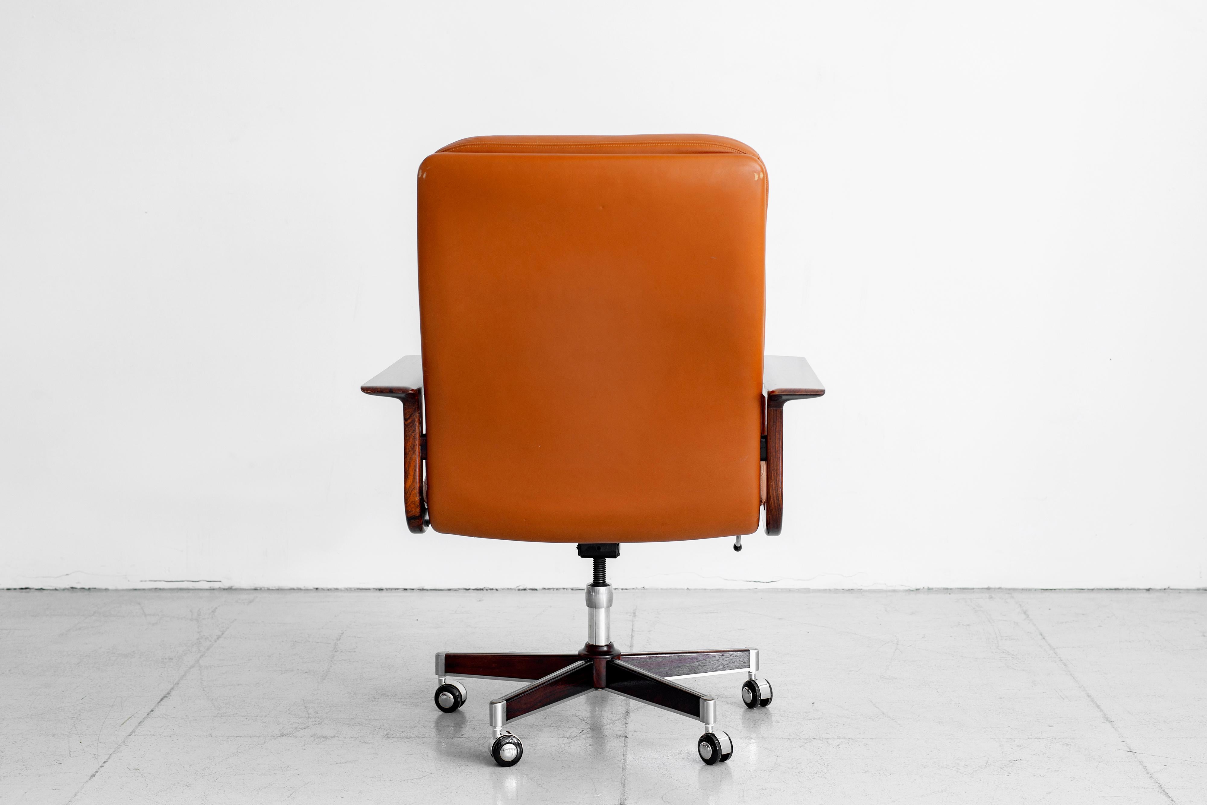 caramel office chair