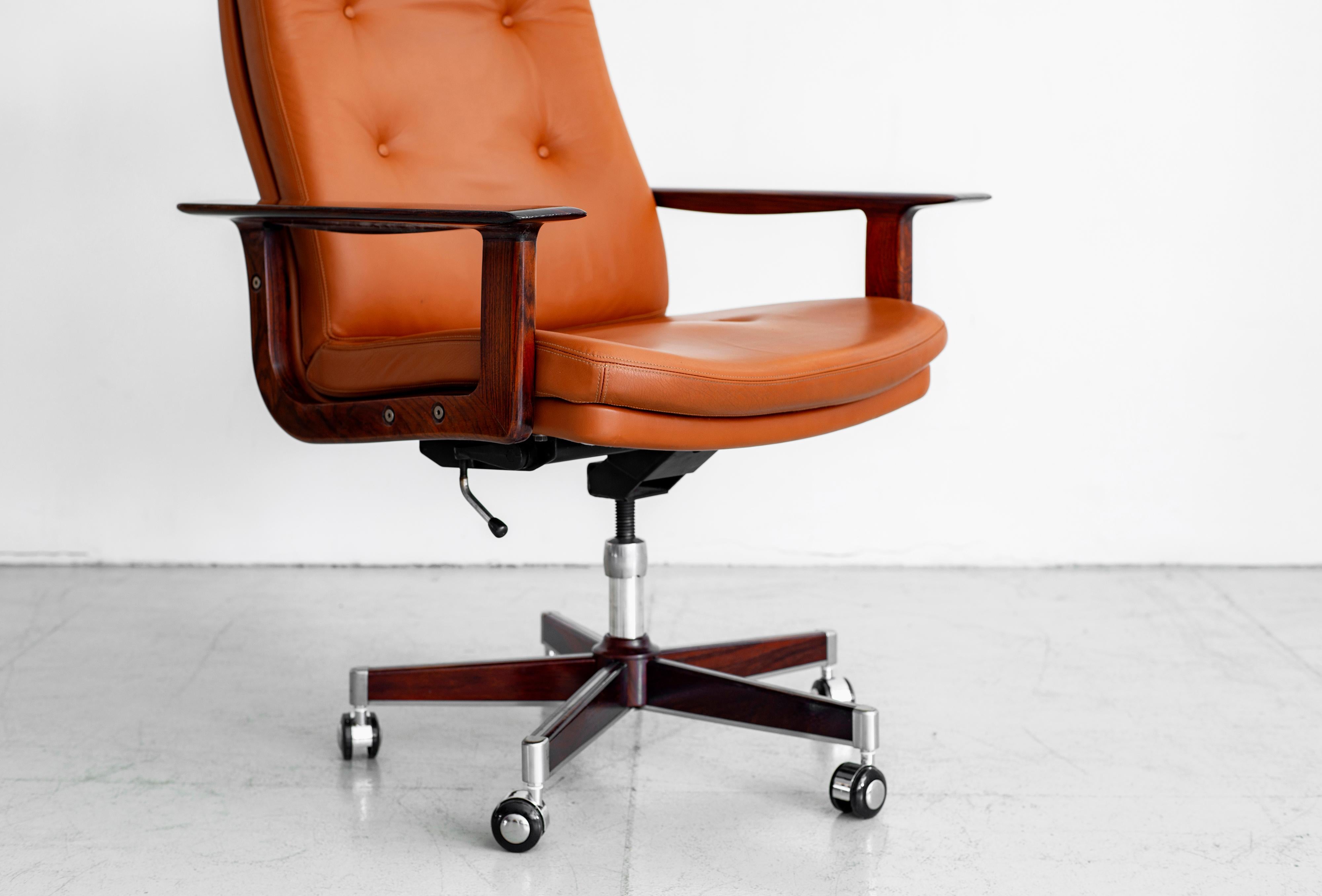 20th Century Rare Arne Vodder Office Chair