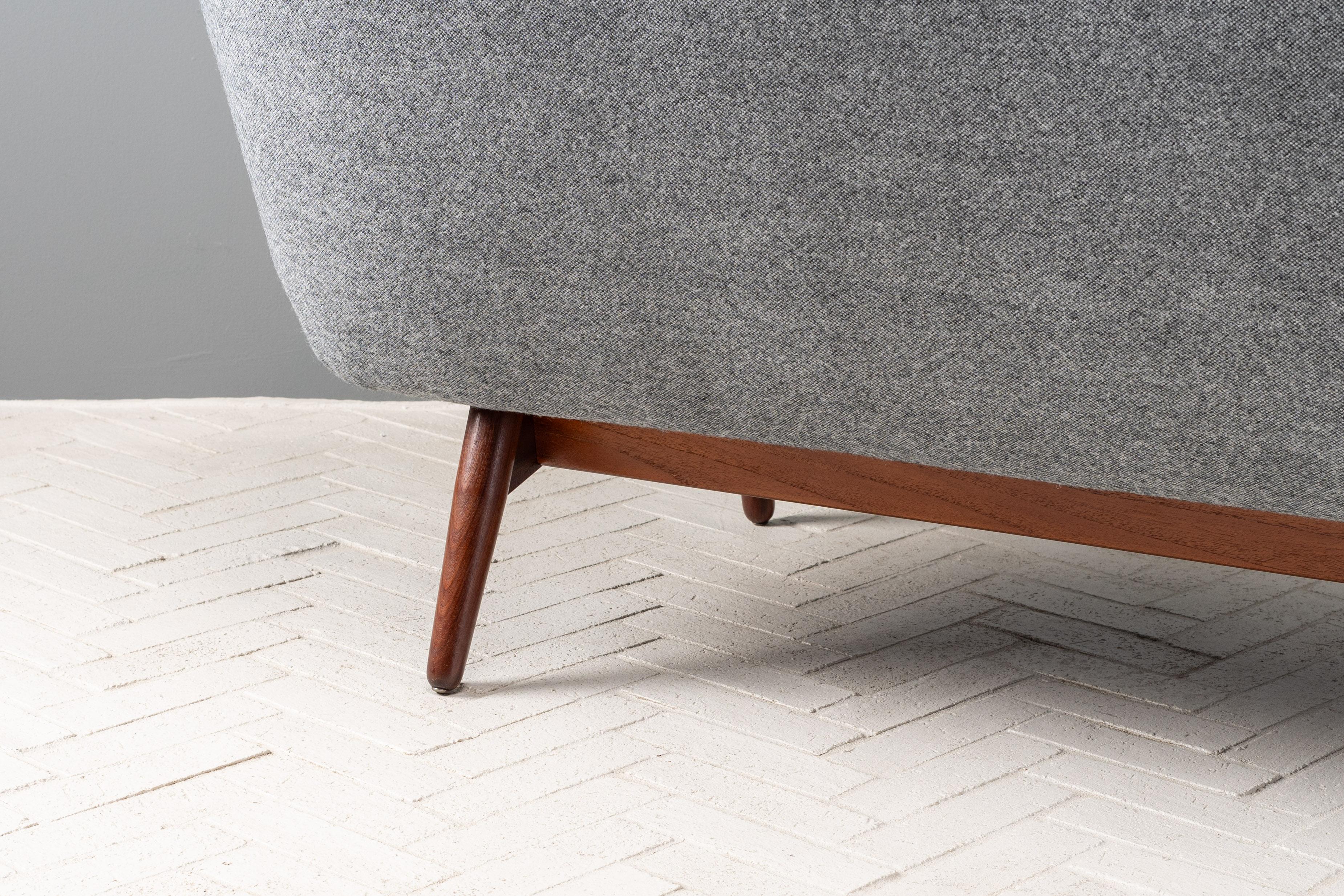Rare Arne Vodder Teak Sofa 8
