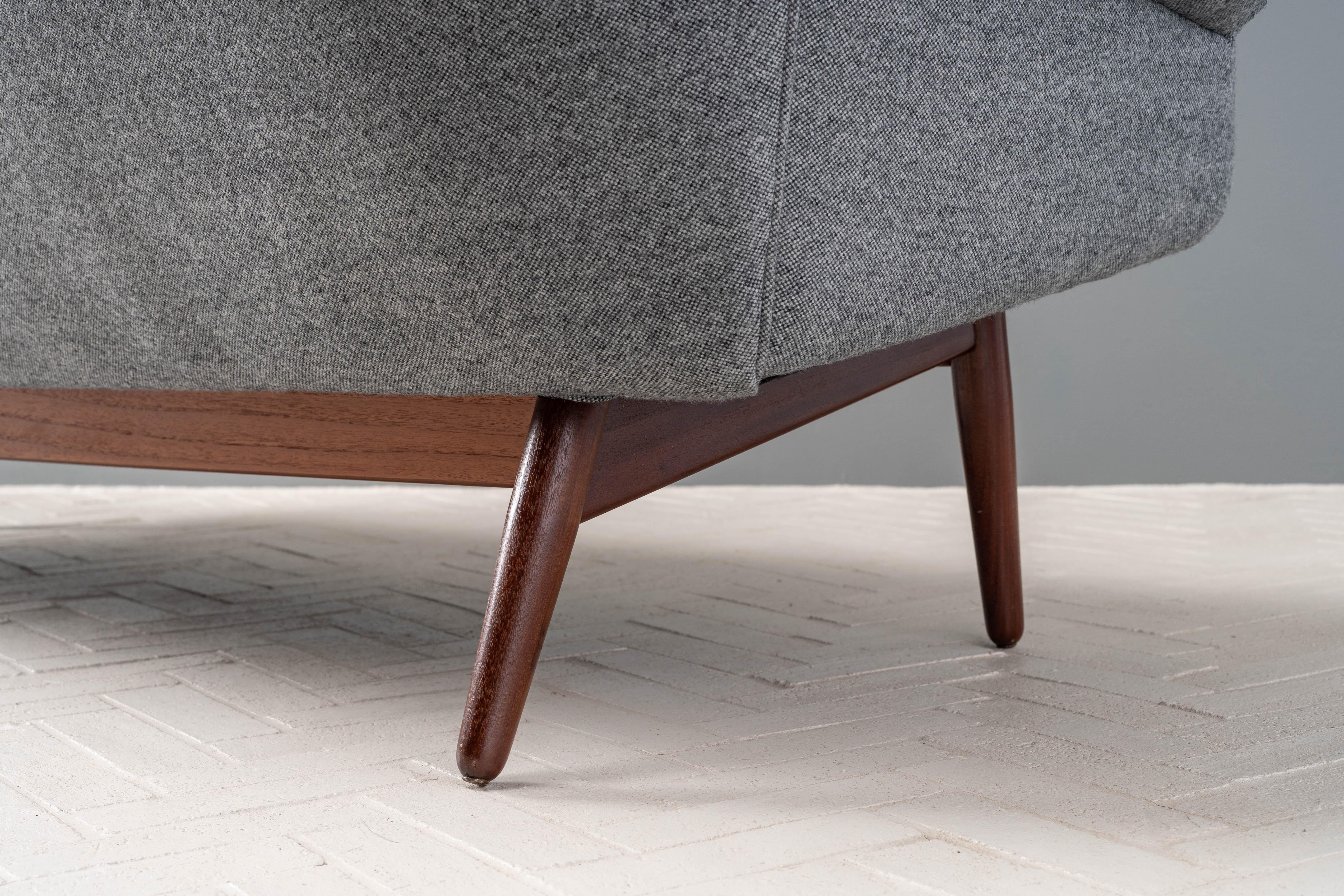 Rare Arne Vodder Teak Sofa 10