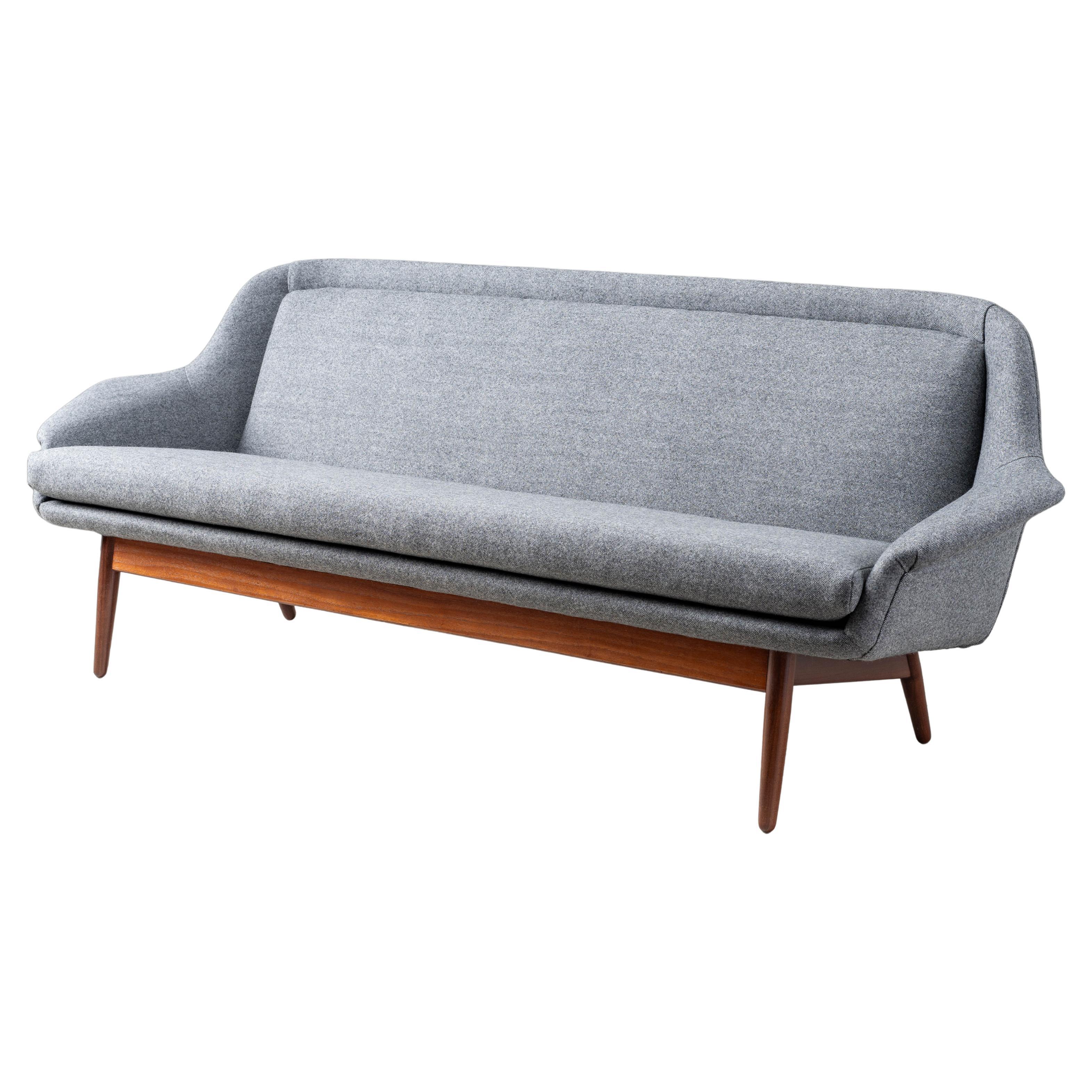 Rare Arne Vodder Teak Sofa