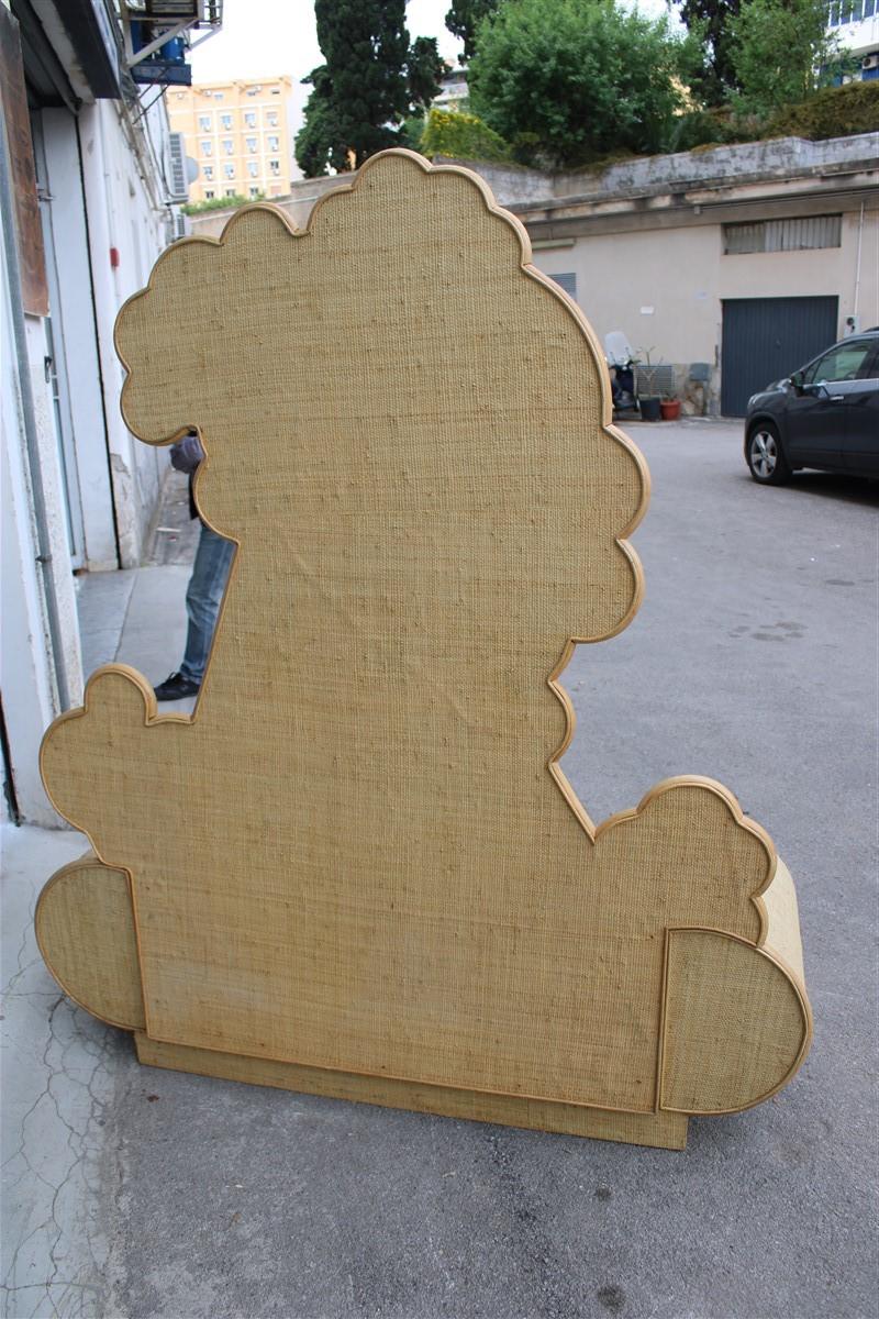 Rare Arpex Wall Decoration Consolle with Mirror 1970 Decoration Italian Design For Sale 9