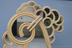 Rare Arpex Wall Decoration Consolle with Mirror 1970 Decoration Italian Design