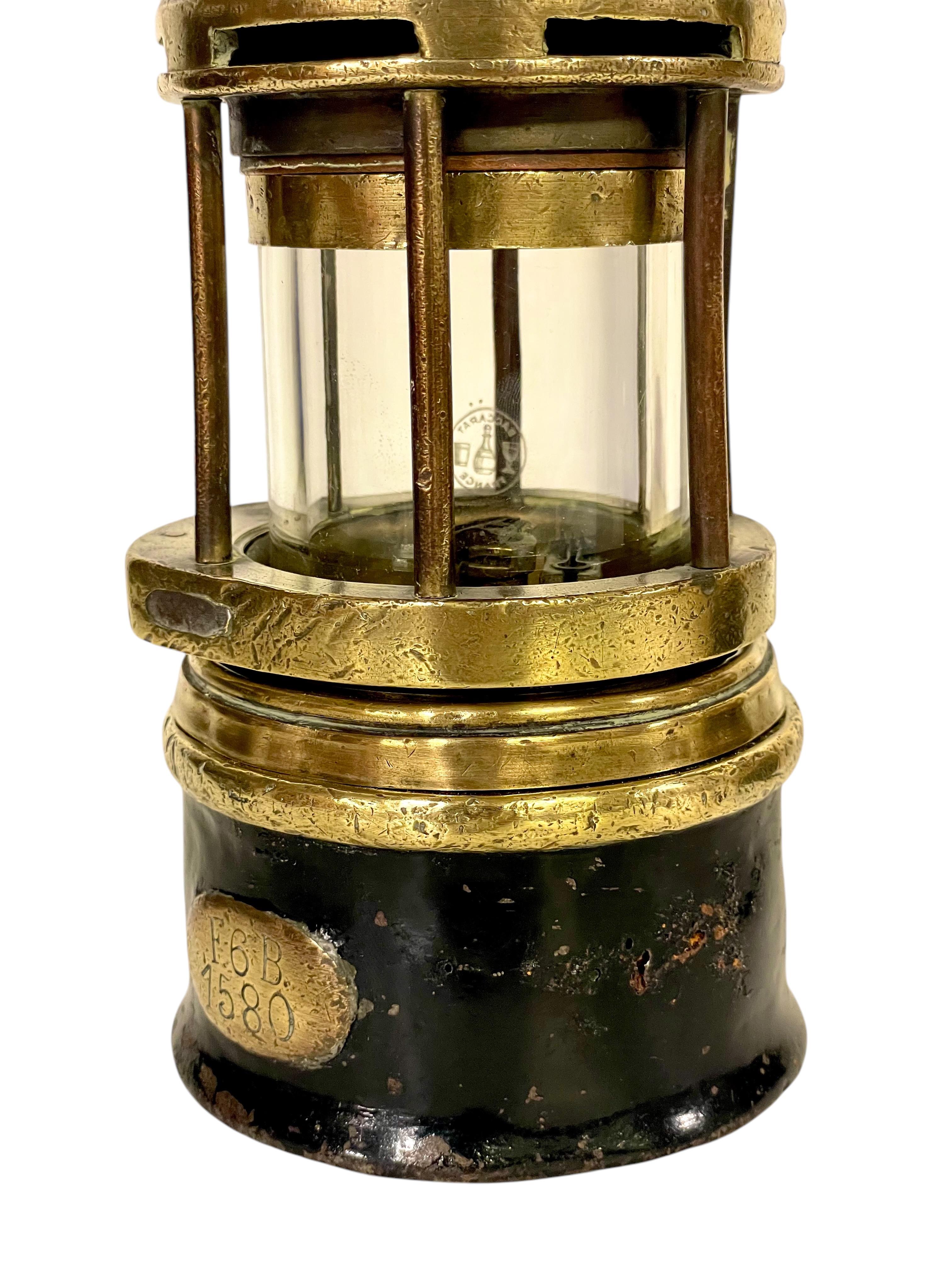 Seltene ARRAS Minerlampen mit Baccarat-Kristall, frühes 20. Jahrhundert im Angebot 6