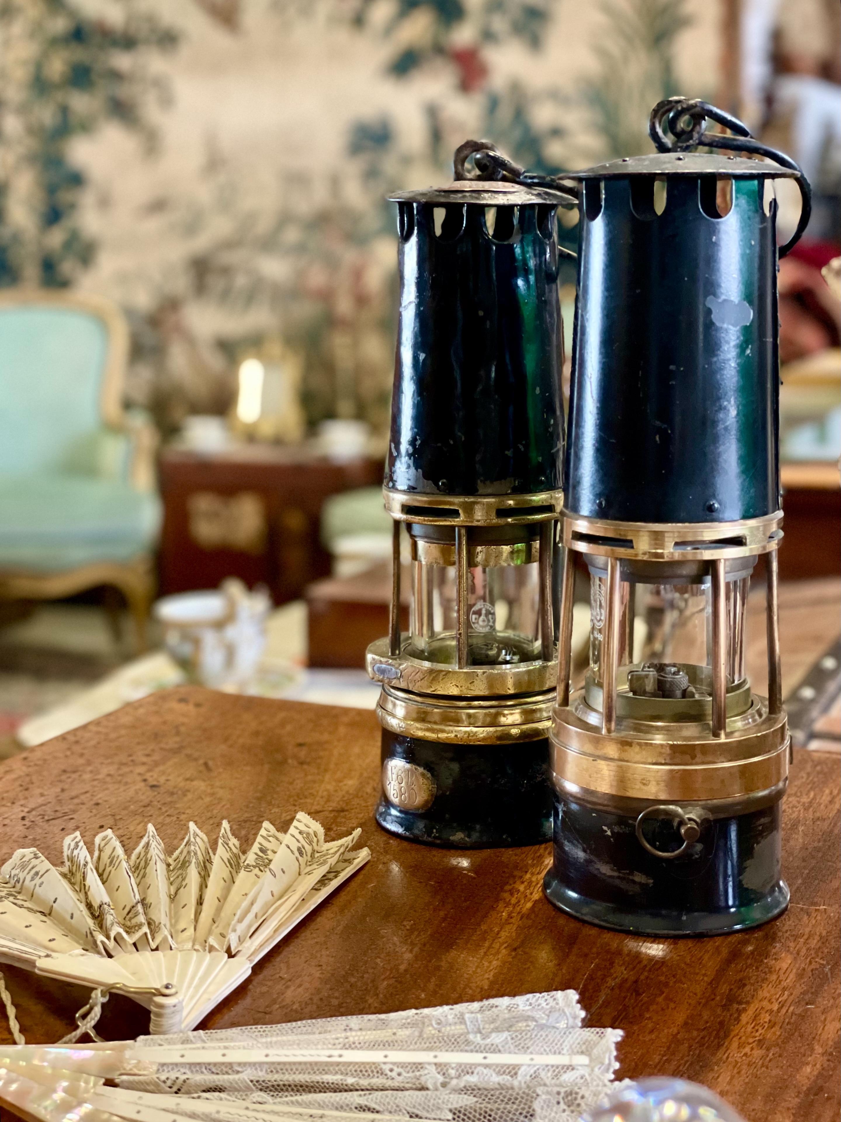 Seltene ARRAS Minerlampen mit Baccarat-Kristall, frühes 20. Jahrhundert im Angebot 12