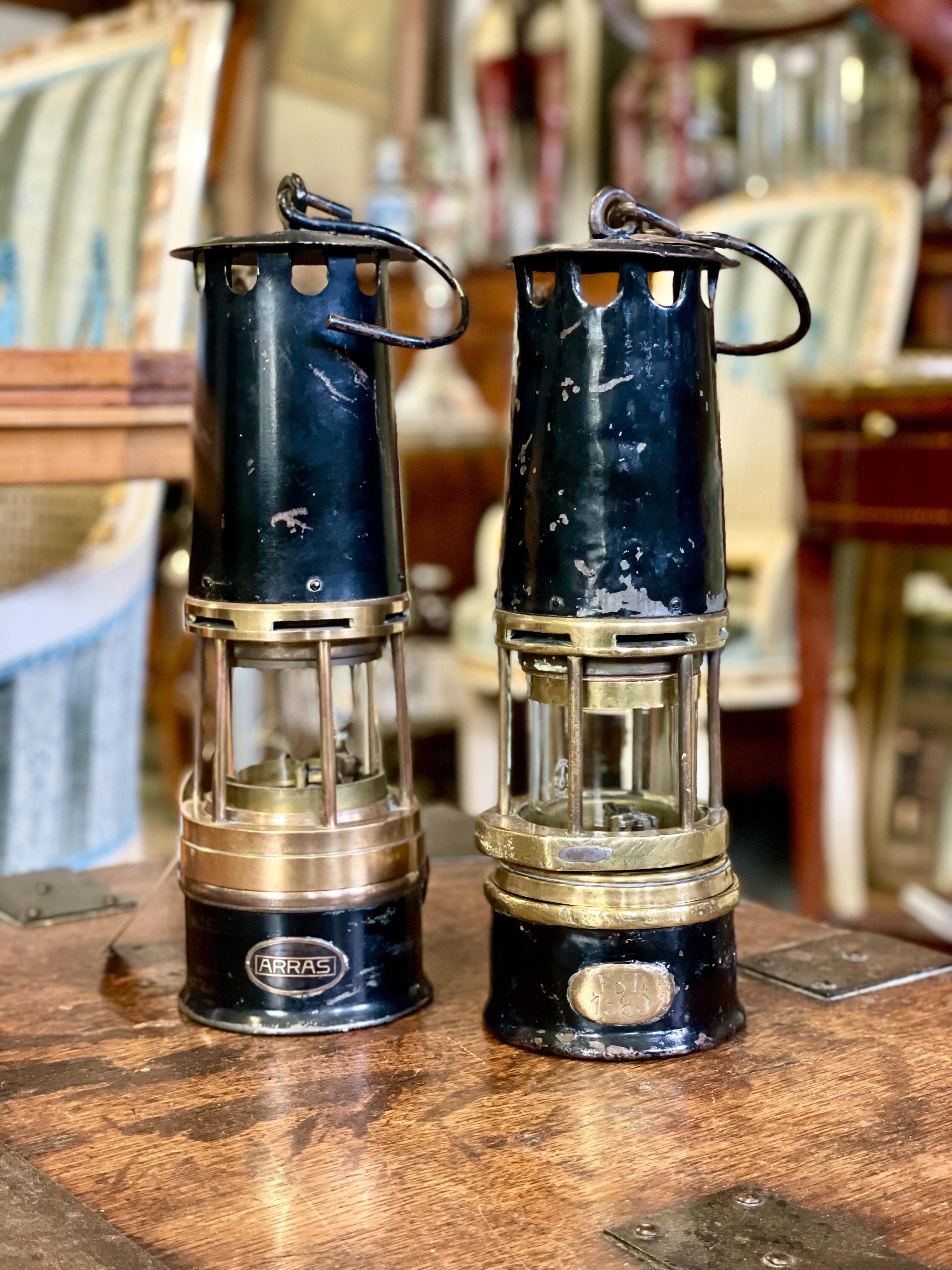 Seltene ARRAS Minerlampen mit Baccarat-Kristall, frühes 20. Jahrhundert im Angebot 13