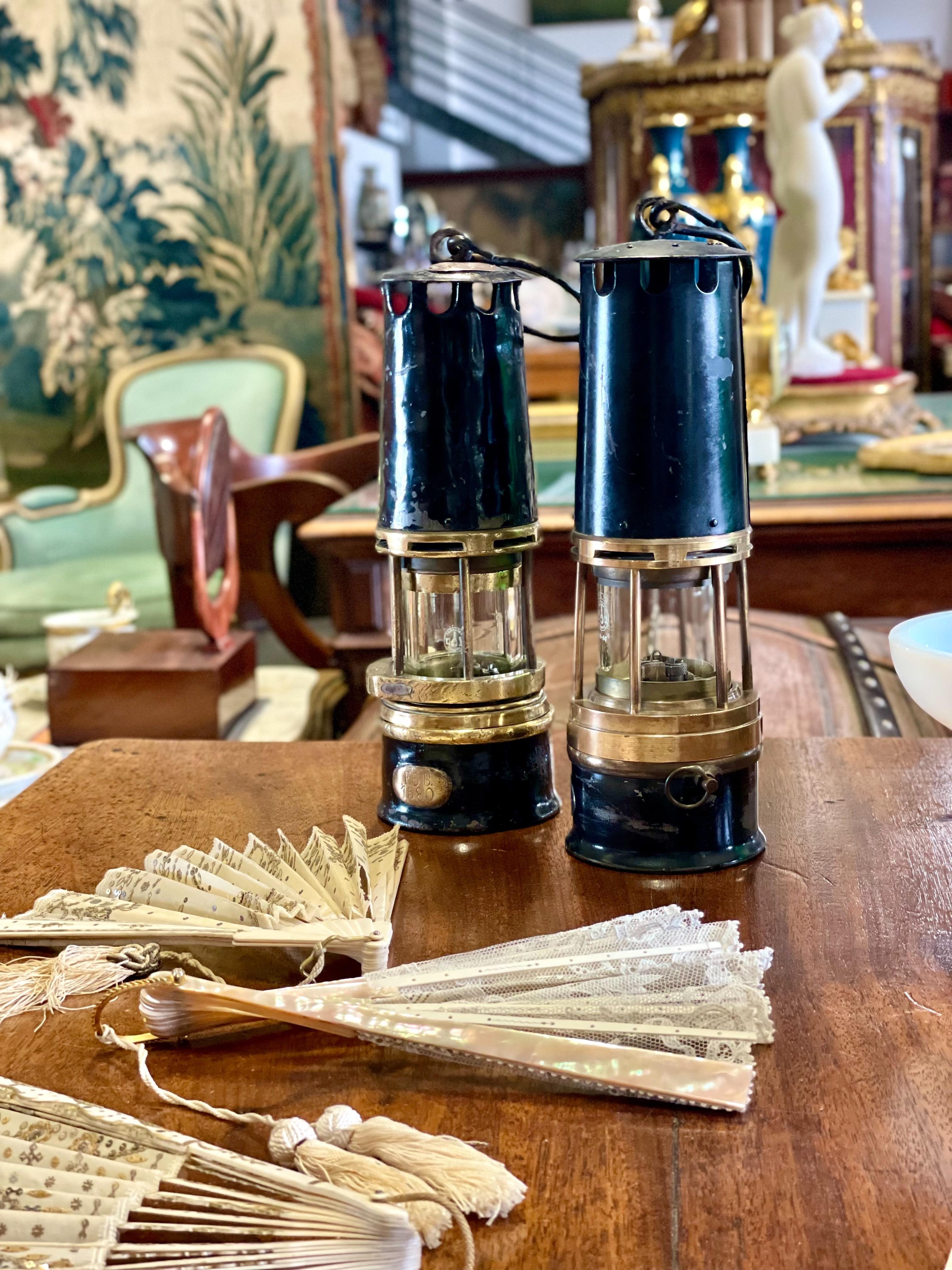 Seltene ARRAS Minerlampen mit Baccarat-Kristall, frühes 20. Jahrhundert im Angebot 14