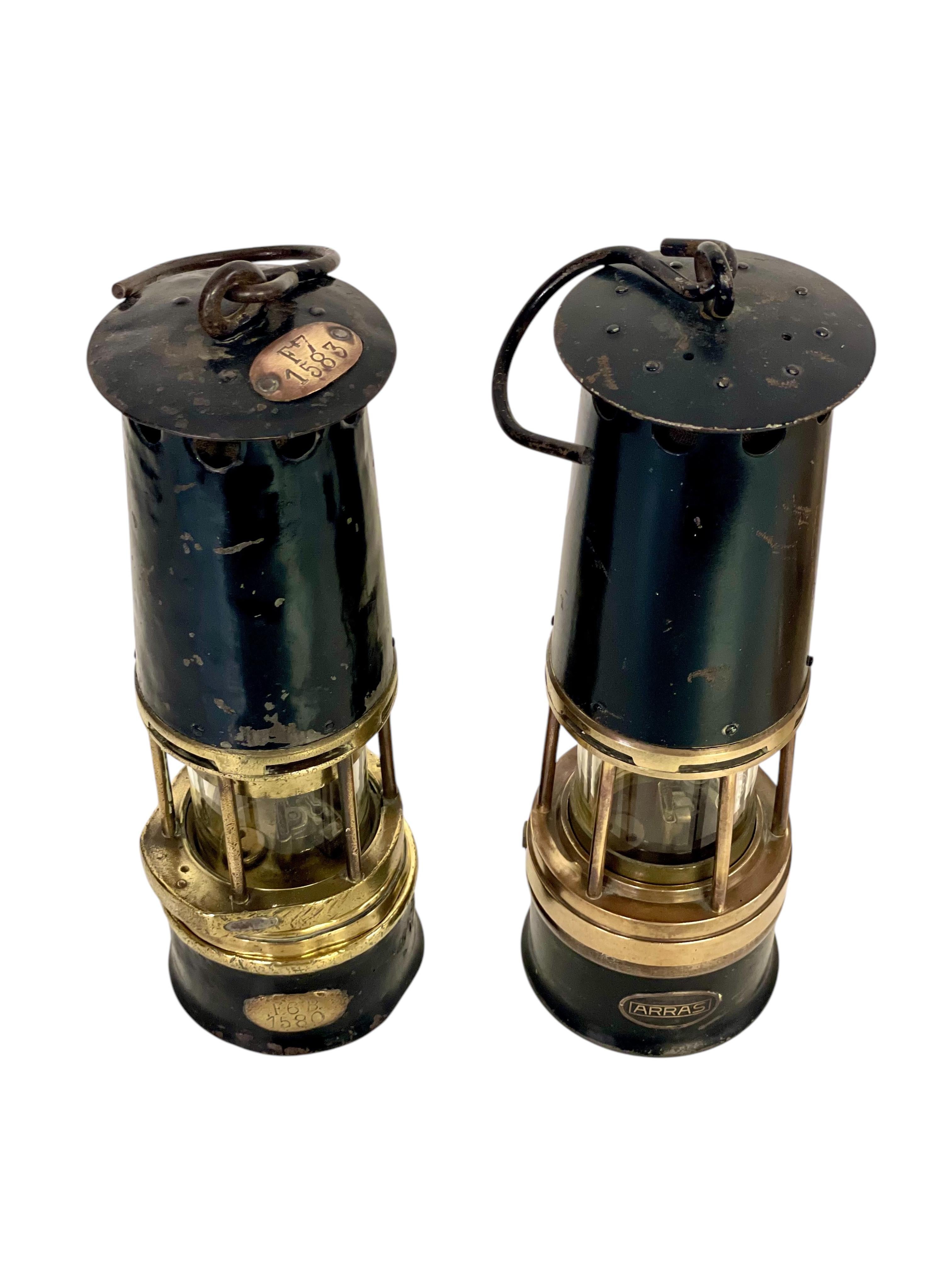 Seltene ARRAS Minerlampen mit Baccarat-Kristall, frühes 20. Jahrhundert im Angebot 3