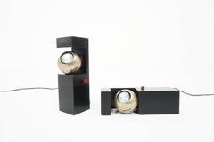 Rare Arredoluce, Angelo Lelii, Table Lamps Mod 12918 Contrast, 1962, Italy