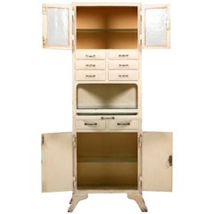 Antique Rare Art Deco 1920s-1930s German Medical Cabinet