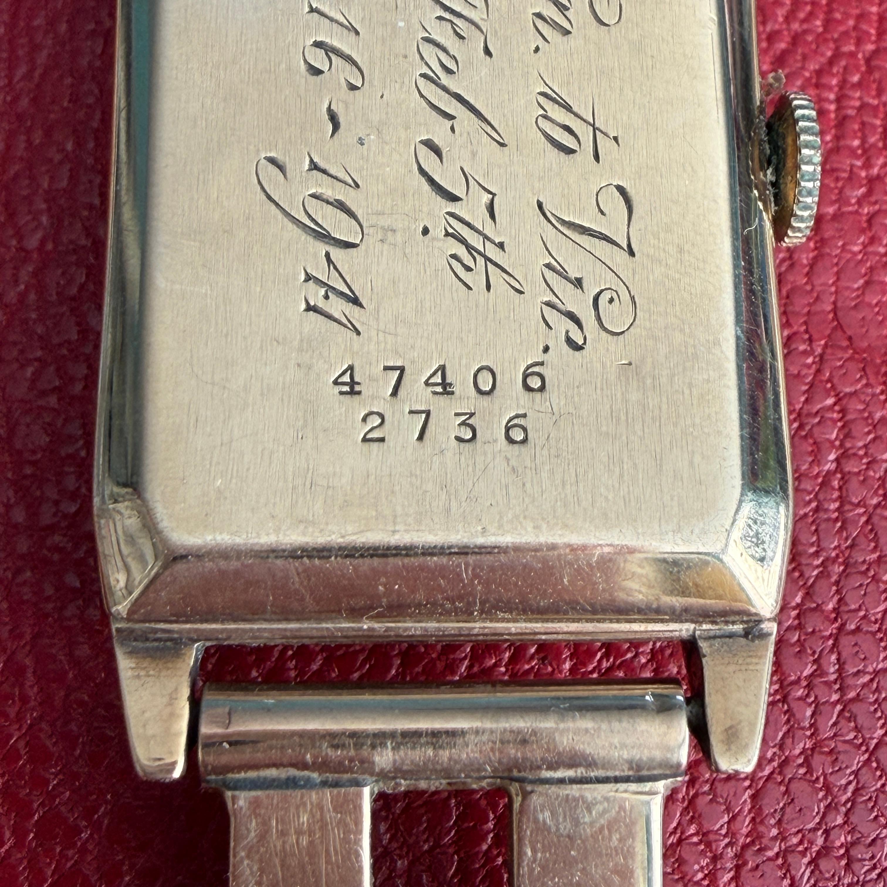 Raro reloj Art Decó 1938 Rolex Prince de oro macizo de 9 quilates Vintage en venta 9