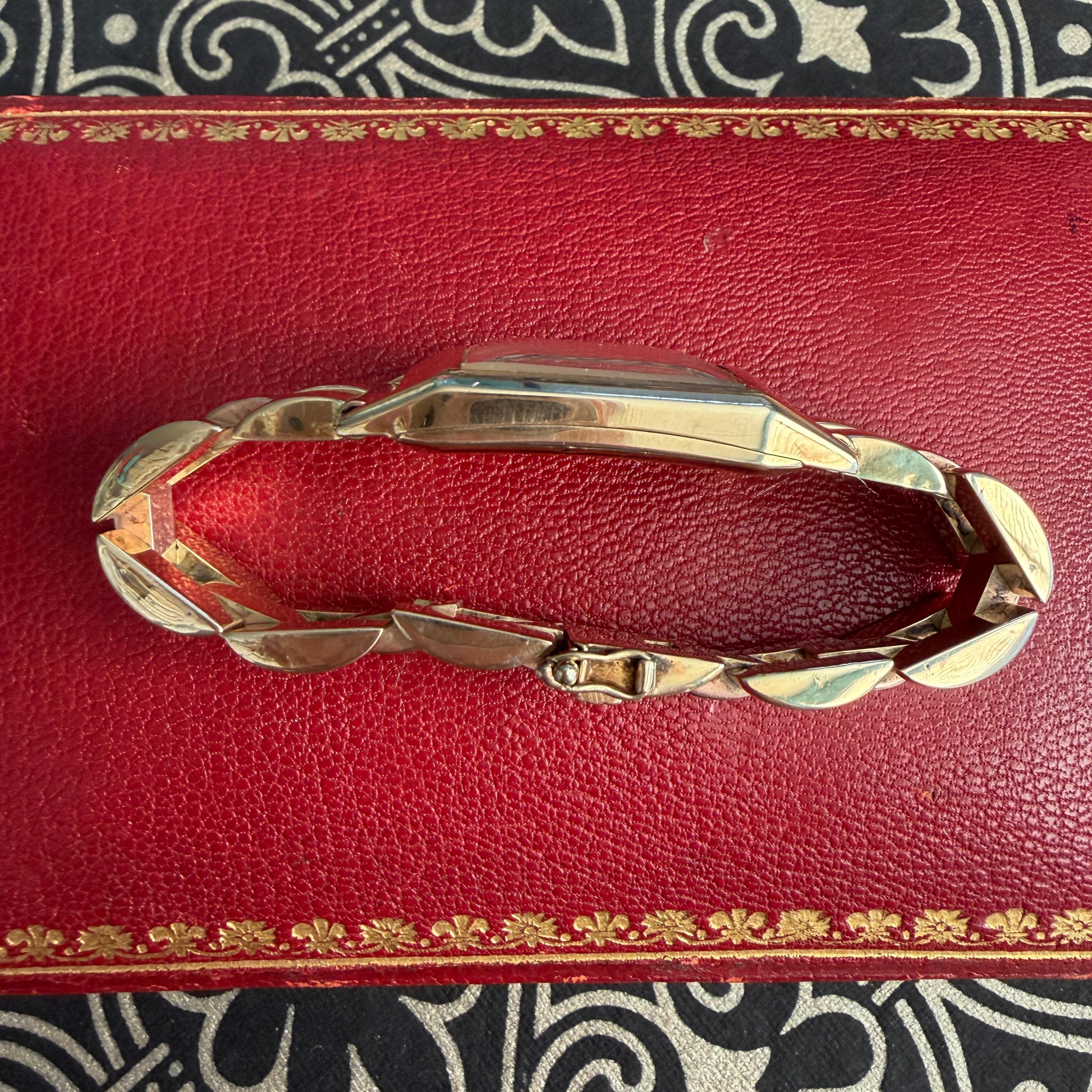 Raro reloj Art Decó 1938 Rolex Prince de oro macizo de 9 quilates Vintage en venta 12