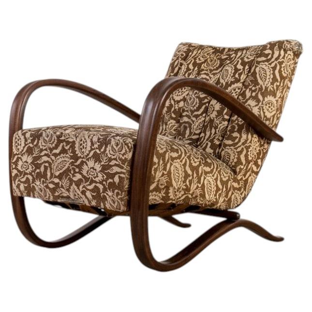Rare Art Deco Armchair by J. Halabala from Thonet, Model H269, 1930s