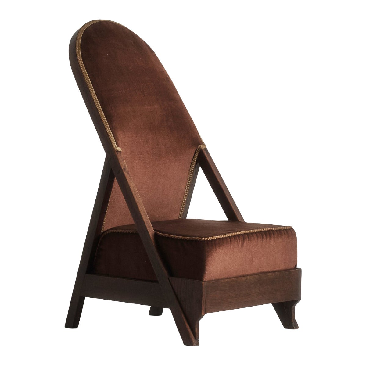 Fauteuil Art déco rare, France, années 1930/1940
