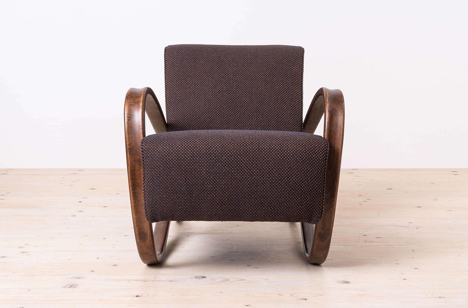 Art Deco Armchairs by J. Halabala, Model H269, Made by THONET, 1930s, Set of 2 In condizioni buone in vendita a Wrocław, Poland