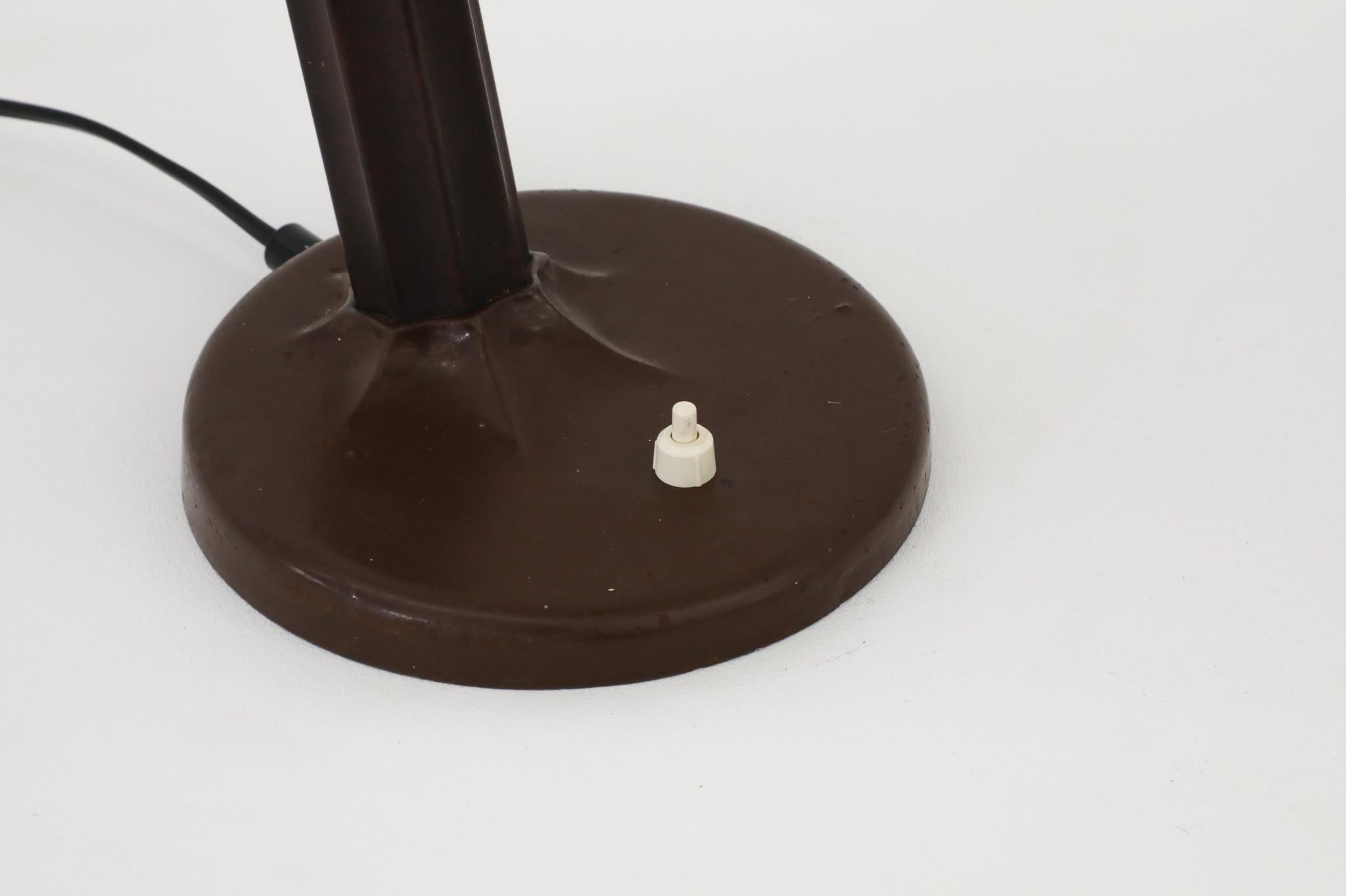 Rare Art Deco Bakelite Table Lamp with Dome Shade For Sale 8