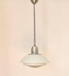 Rare Art Deco Bauhaus or Functionalism Glass Pendant, Franta Anyz, 1930s
