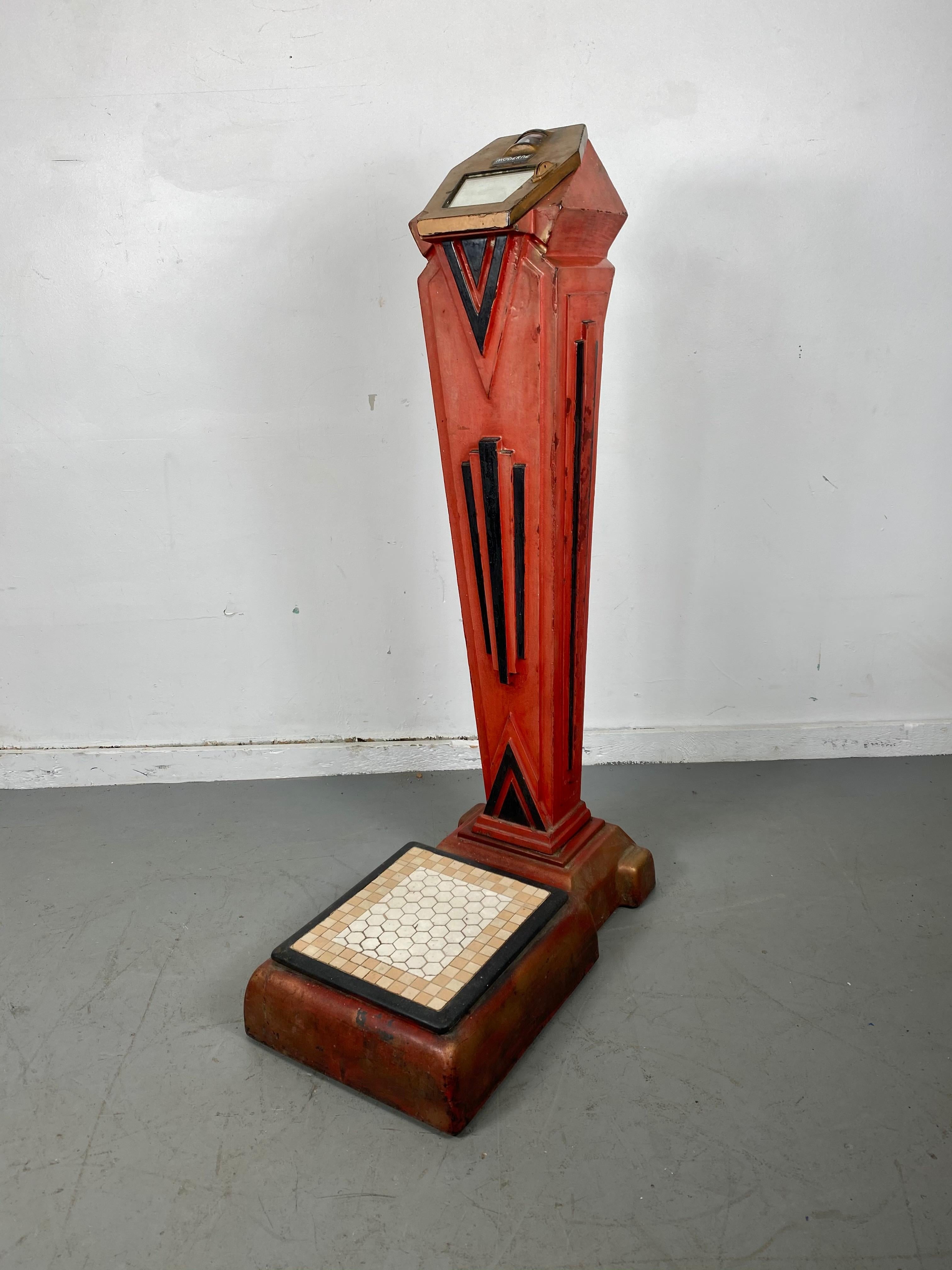 Rare Art Deco Novelty Penny Scale 