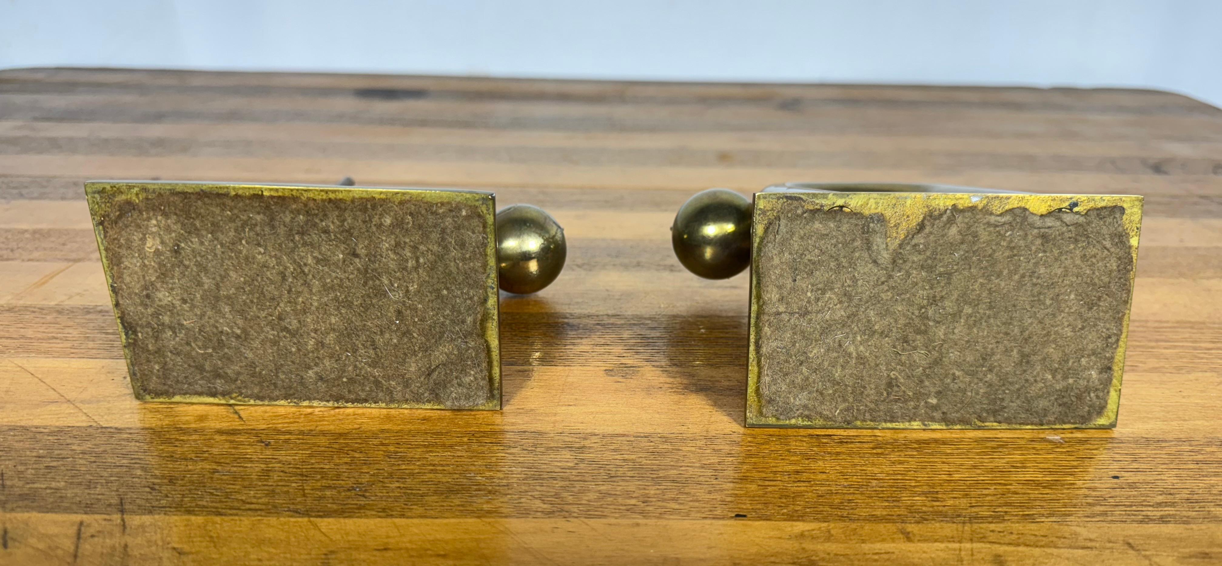 Rare Art Deco Cat Bookends by Walter Von Nessen for Chase Mfg. 1